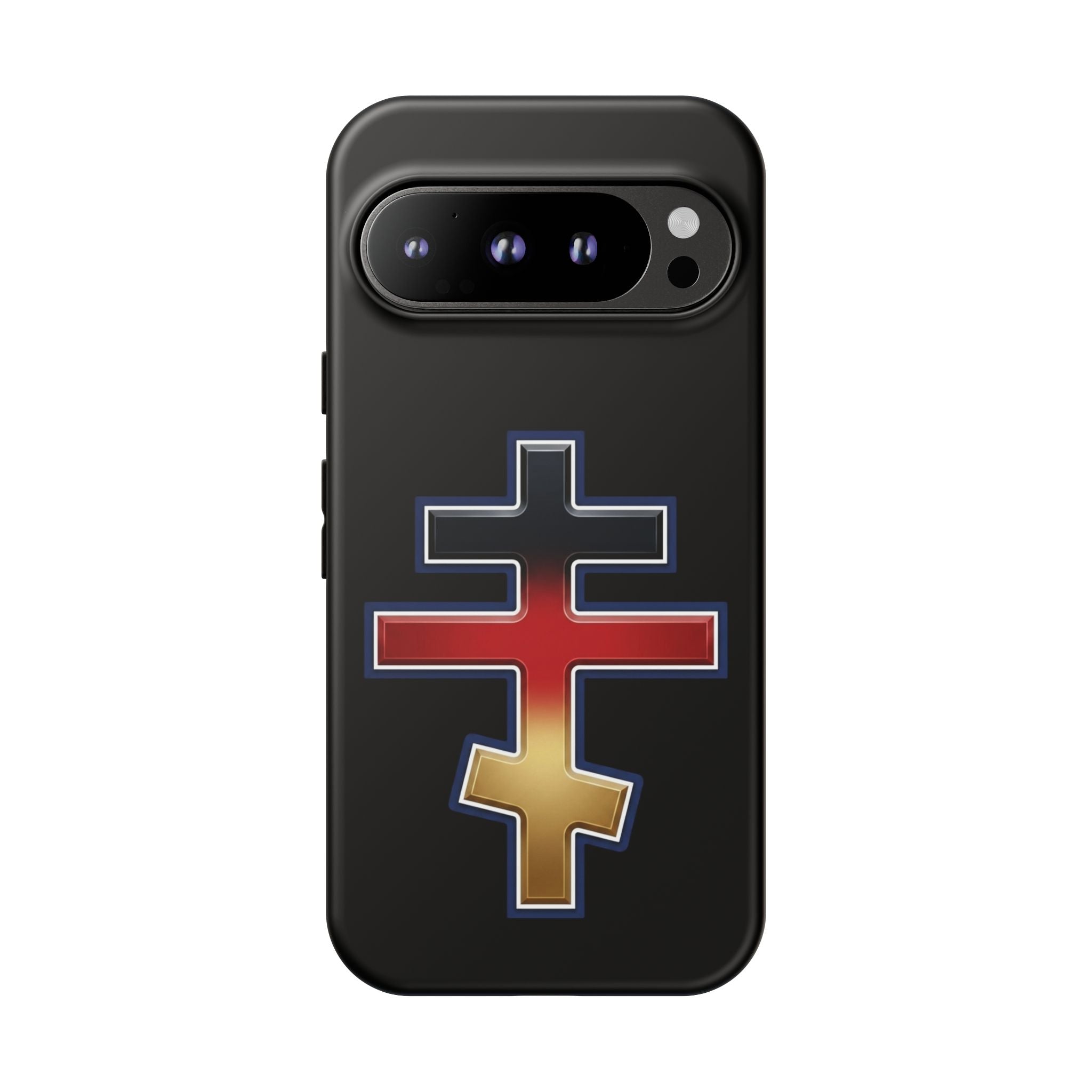 German Orthodox Cross design on a matte phone case — additional view 2