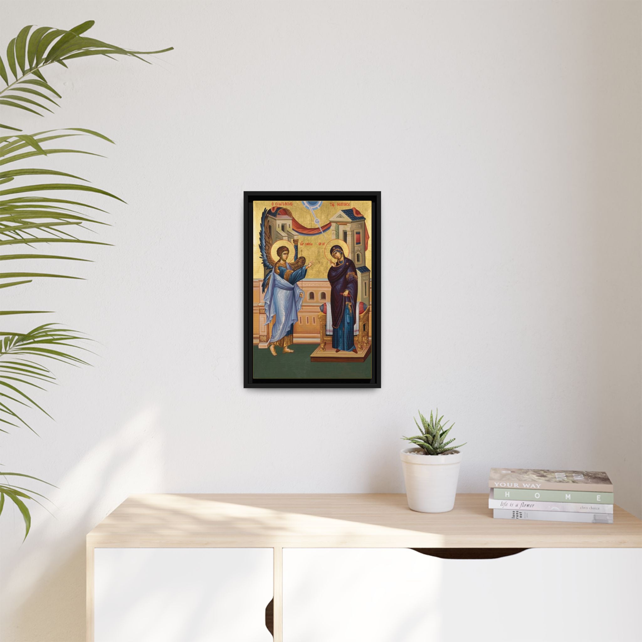 Annunciation Framed Canvas Icon
