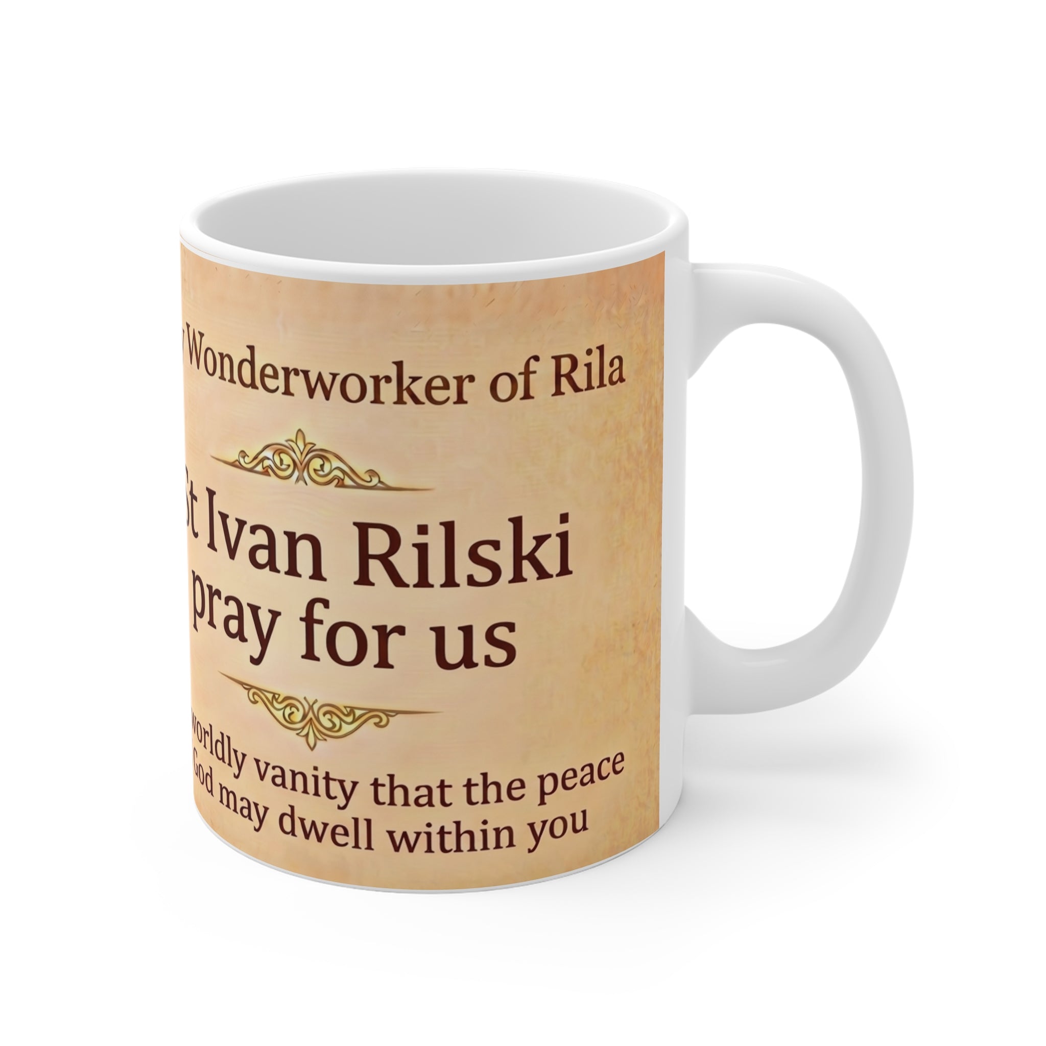 Saint Ivan Rilski Orthodox Christian Coffee Mug — Orthodox Mug Gift