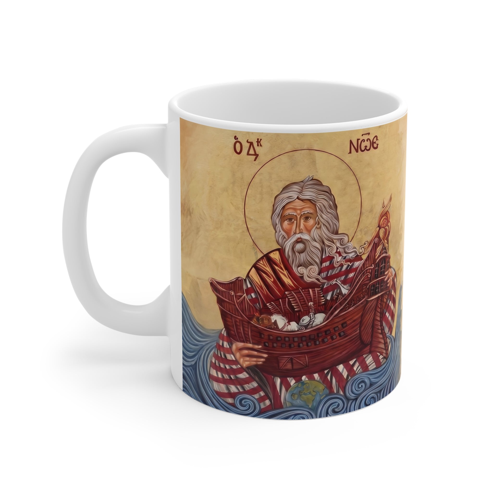 Saint Noah the Righteous White Coffee Mug