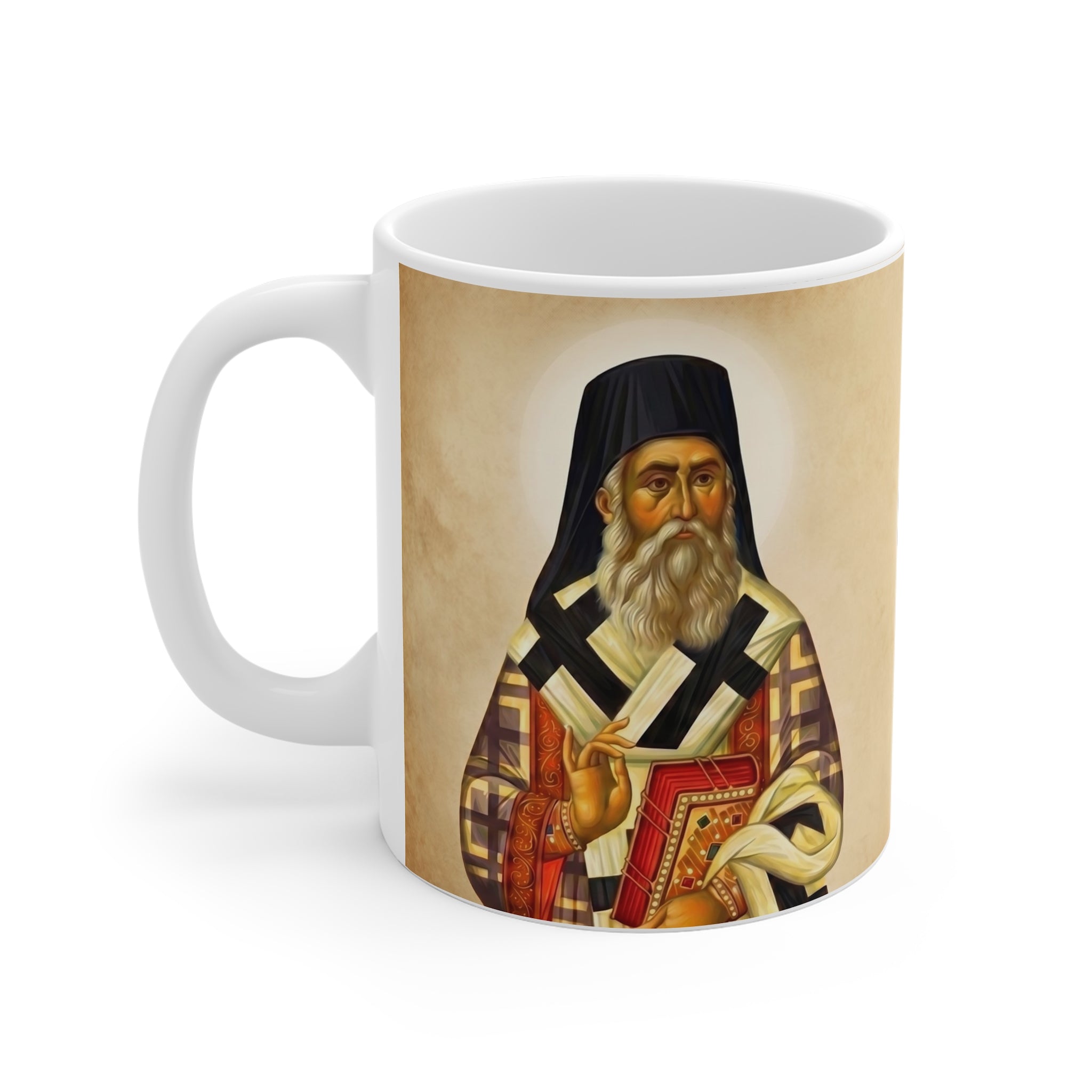 Saint Nektarios of Aegina Orthodox Christian Coffee Mug — Orthodox Christian Gift