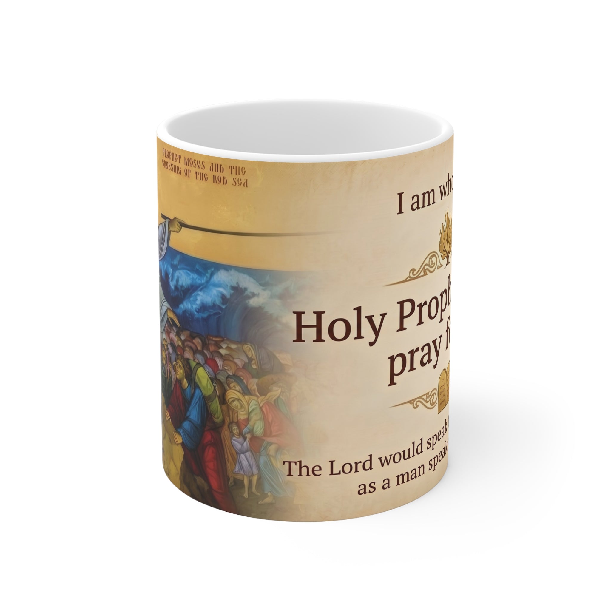 Saint Moses the Prophet White Coffee Mug