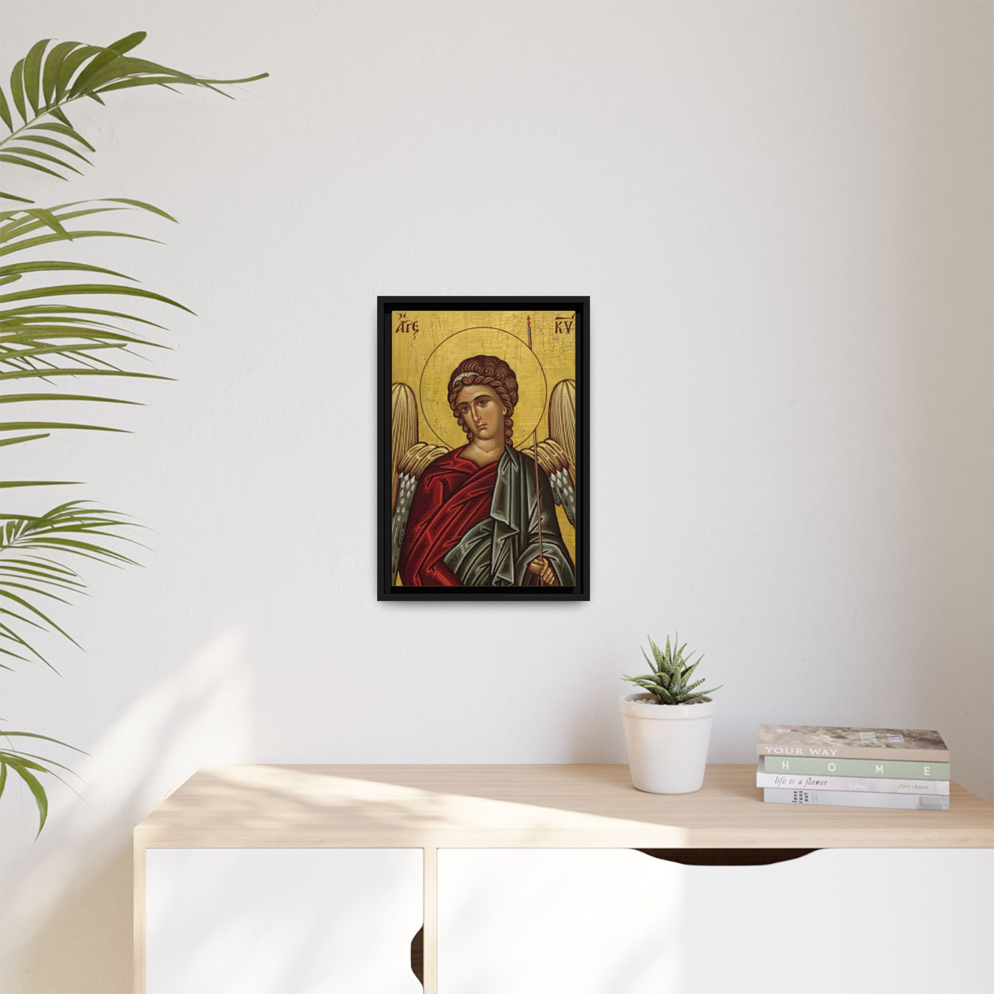 Guardian Angel Framed Canvas Icon