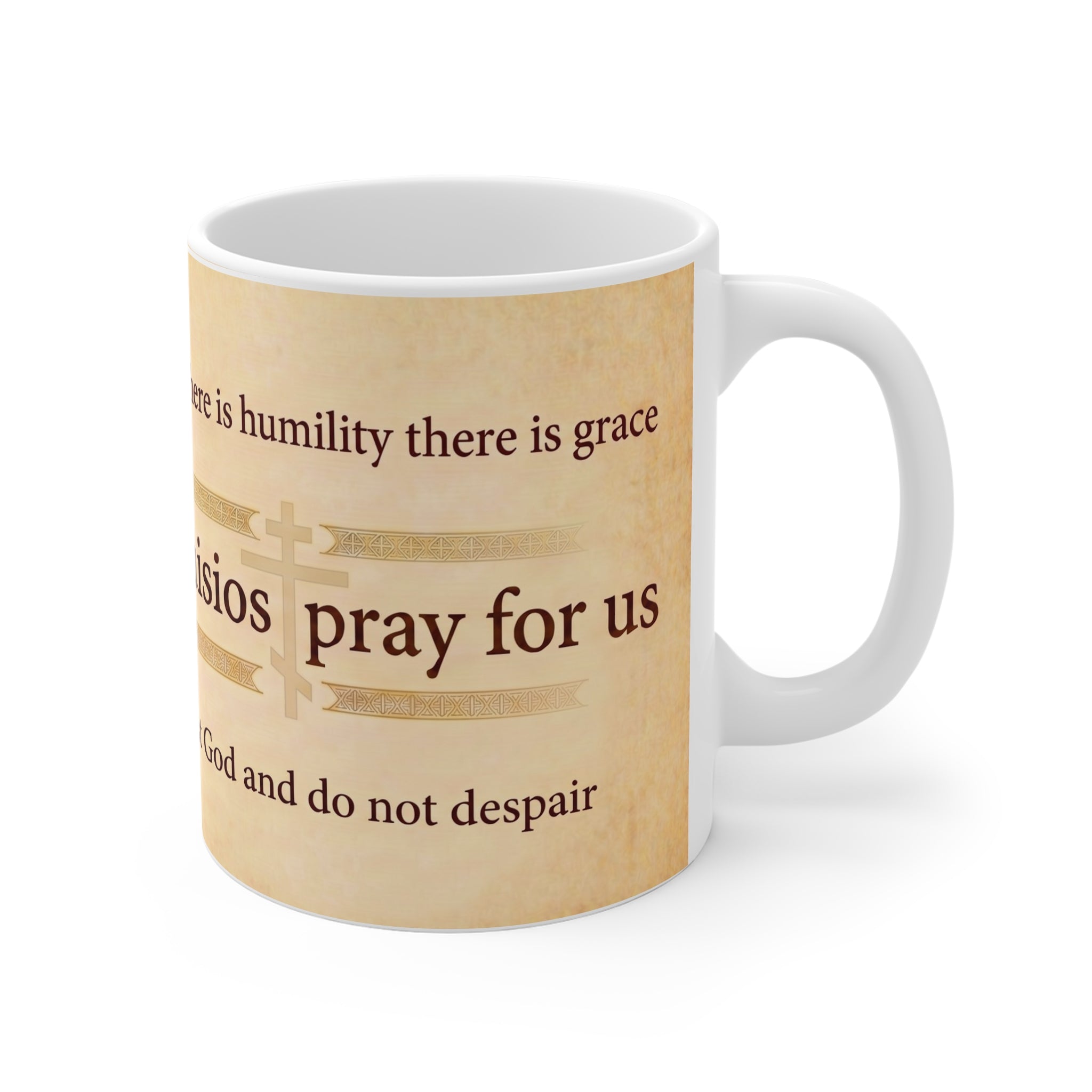 Saint Paisios the Athonite Orthodox Christian Coffee Mug — Orthodox Christian Mug