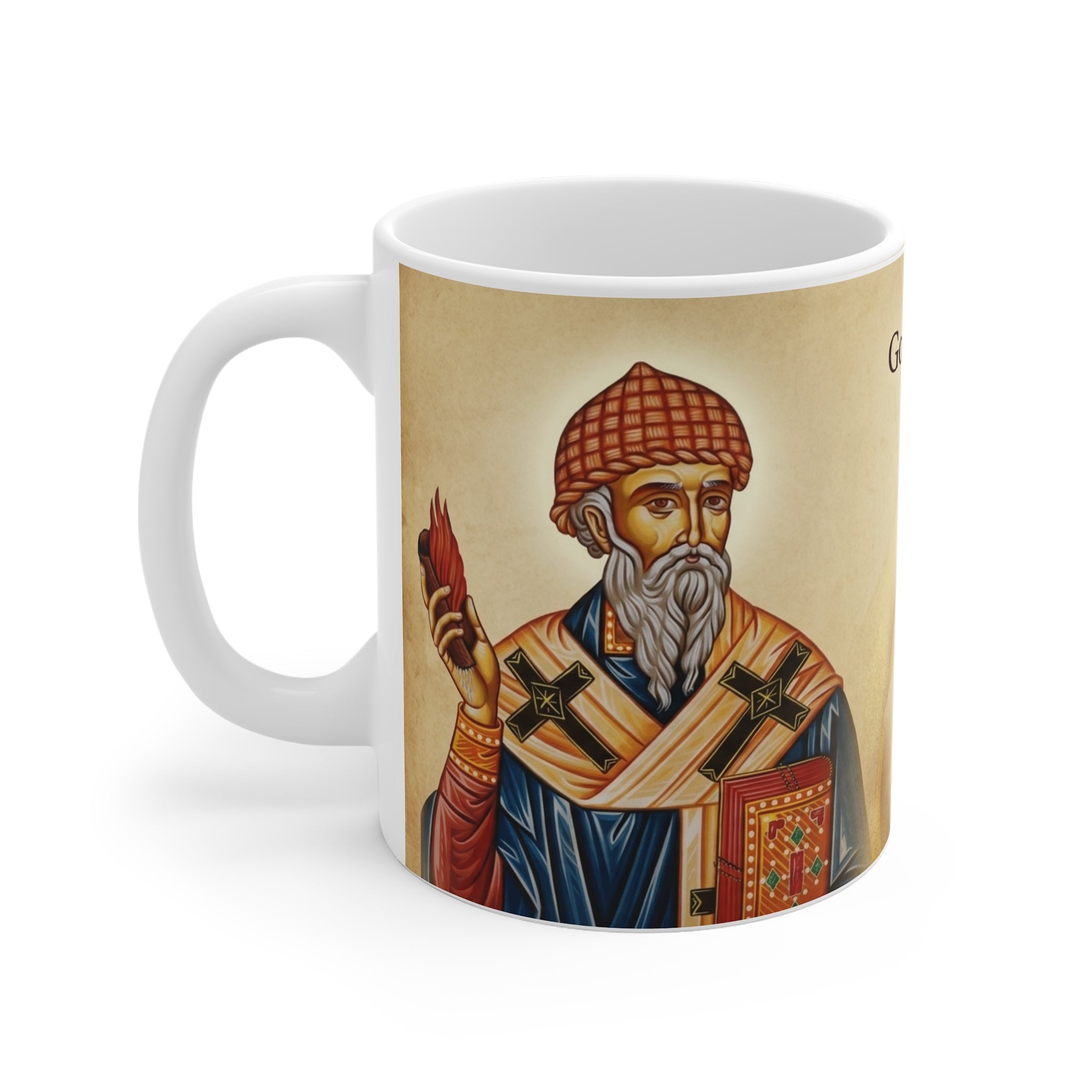 Saint Spyridon of Trimythous Orthodox Christian Coffee Mug — Orthodox Christian Gift
