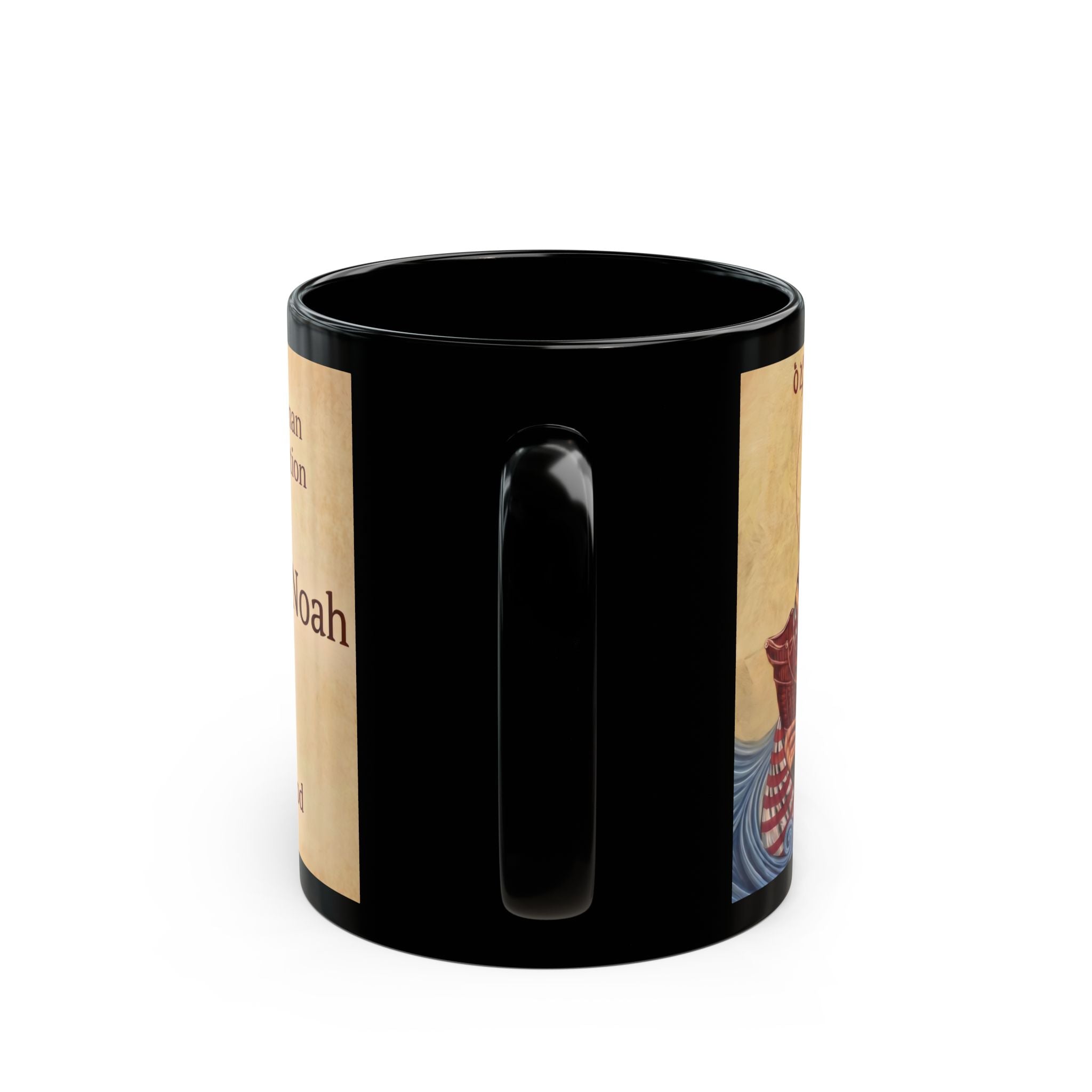 Saint Noah the Righteous Black Coffee Mug