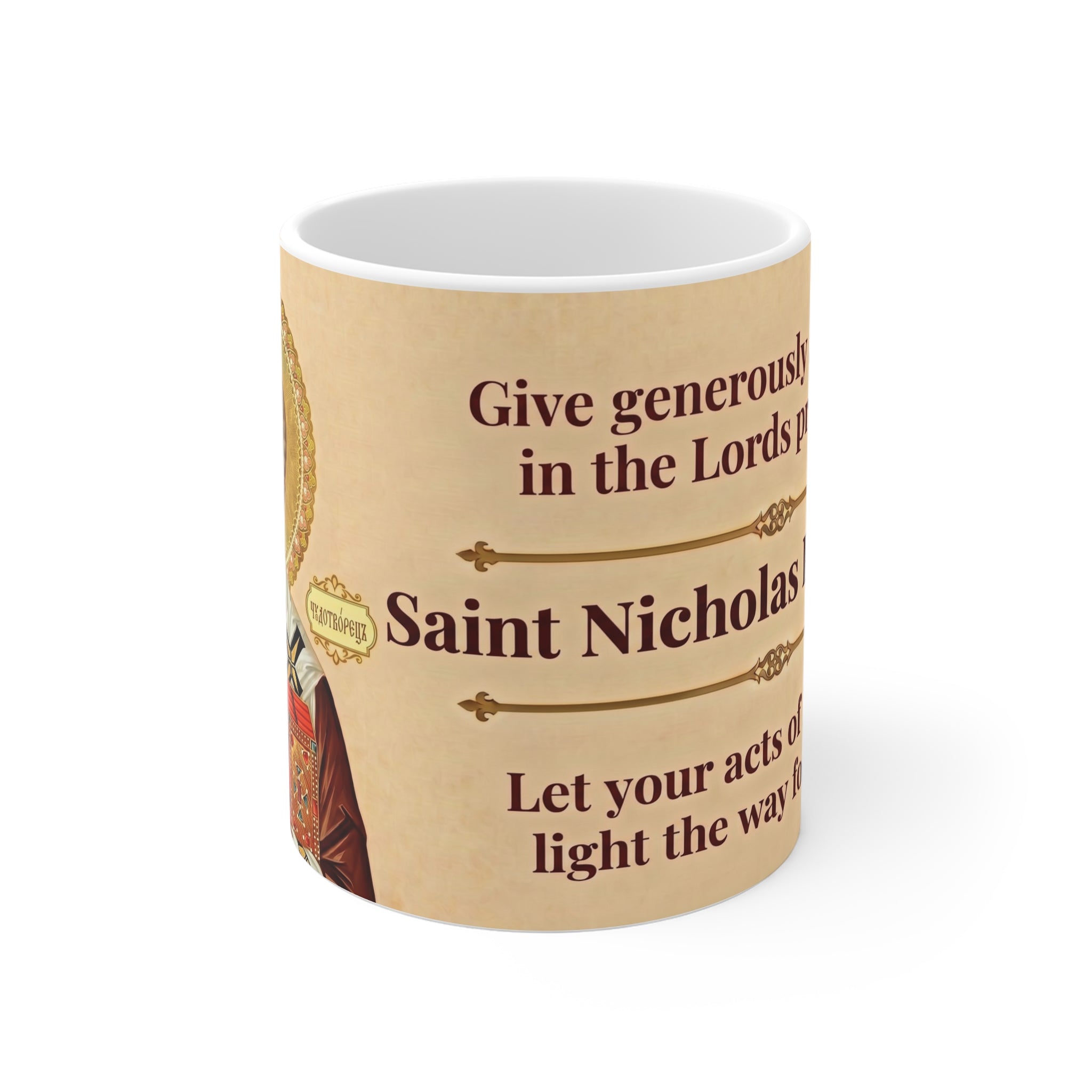 Saint Nicholas Orthodox Christian Coffee Mug — Orthodox Mug Gift
