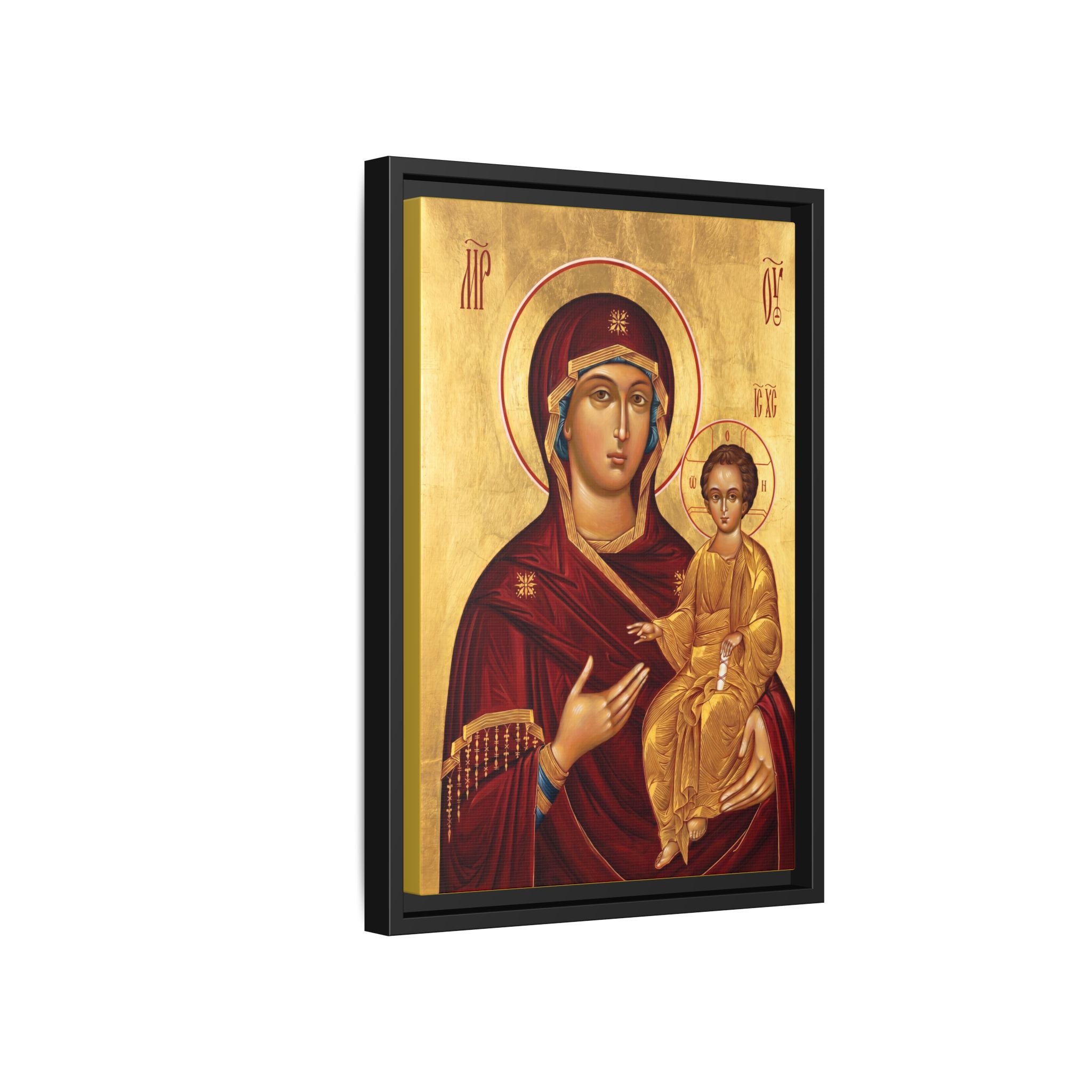 Theotokos of Smolensk Framed Canvas Icon
