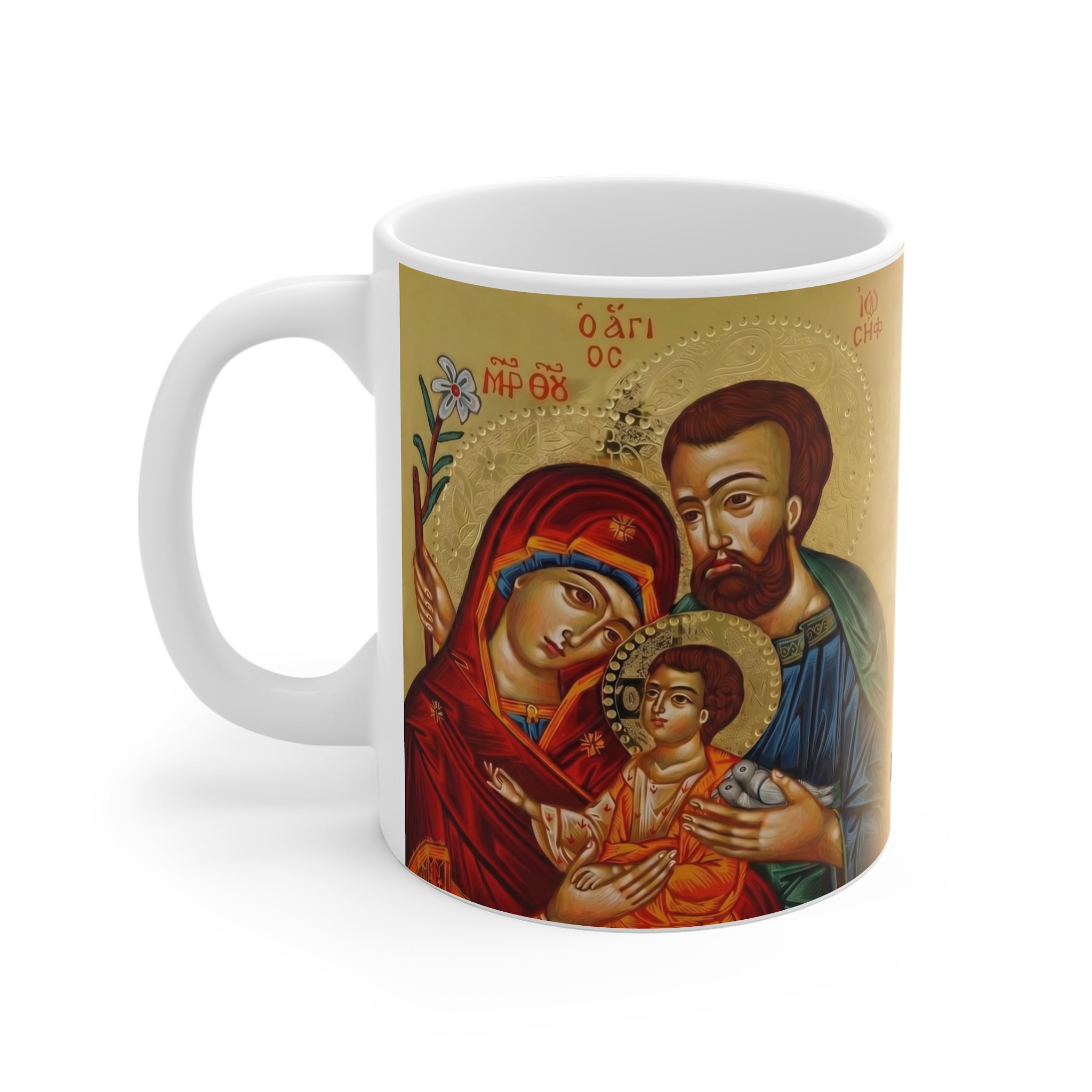 Saint Joseph the Betrothed White Coffee Mug