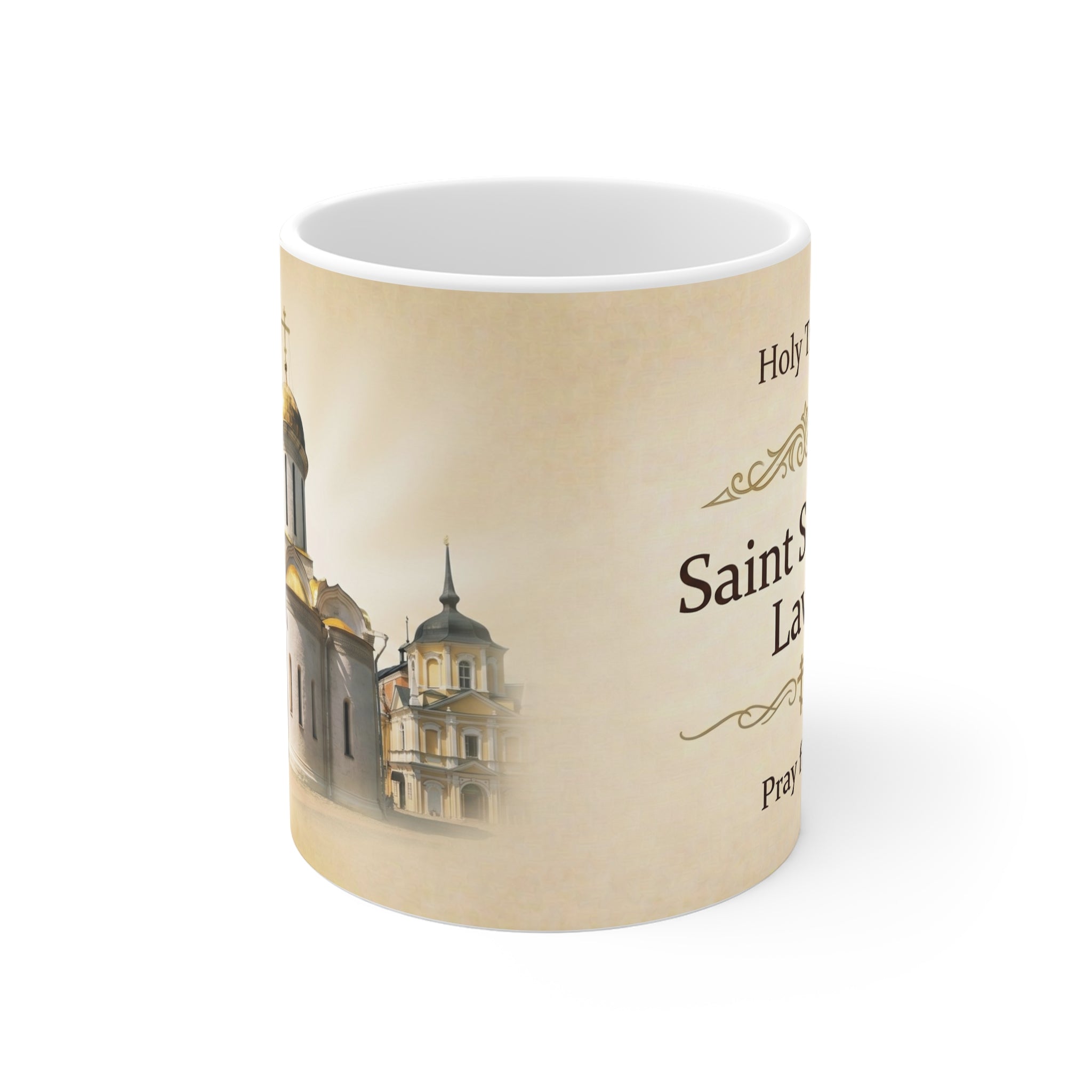 Trinity Lavra of Saint Sergius Orthodox Christian Coffee Mug — Orthodox Mug Gift