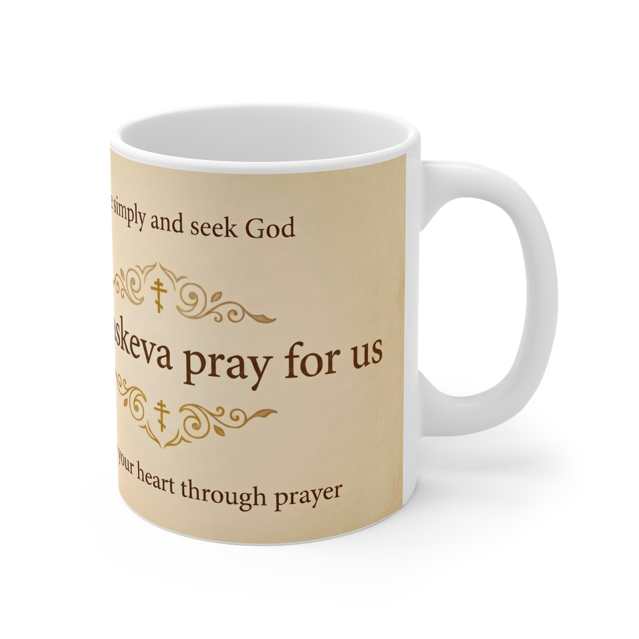 Saint Paraskeva Petka Orthodox Christian Coffee Mug — Orthodox Christian Mug