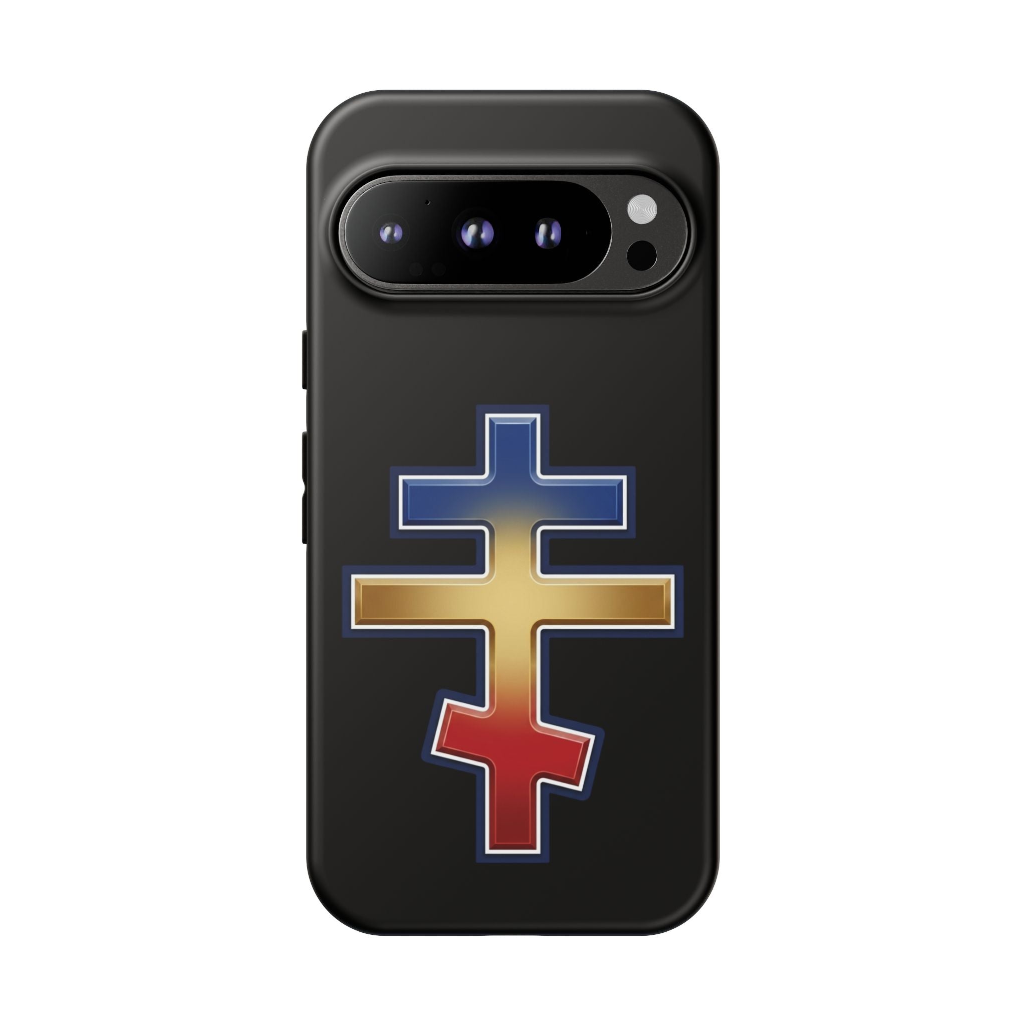 Romanian Orthodox Cross design on a matte phone case — additional view 3