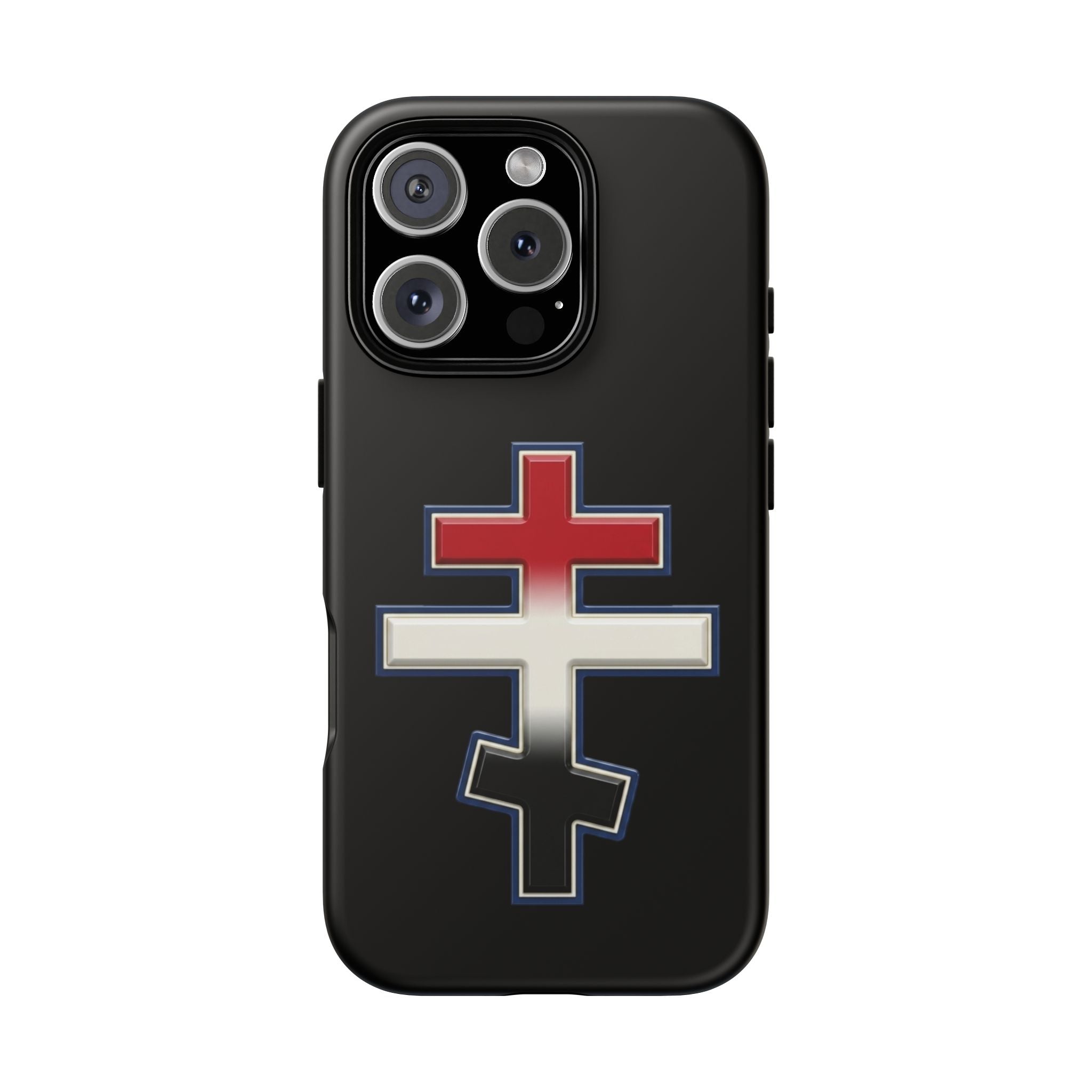 Egyptian Orthodox Cross design on a matte phone case