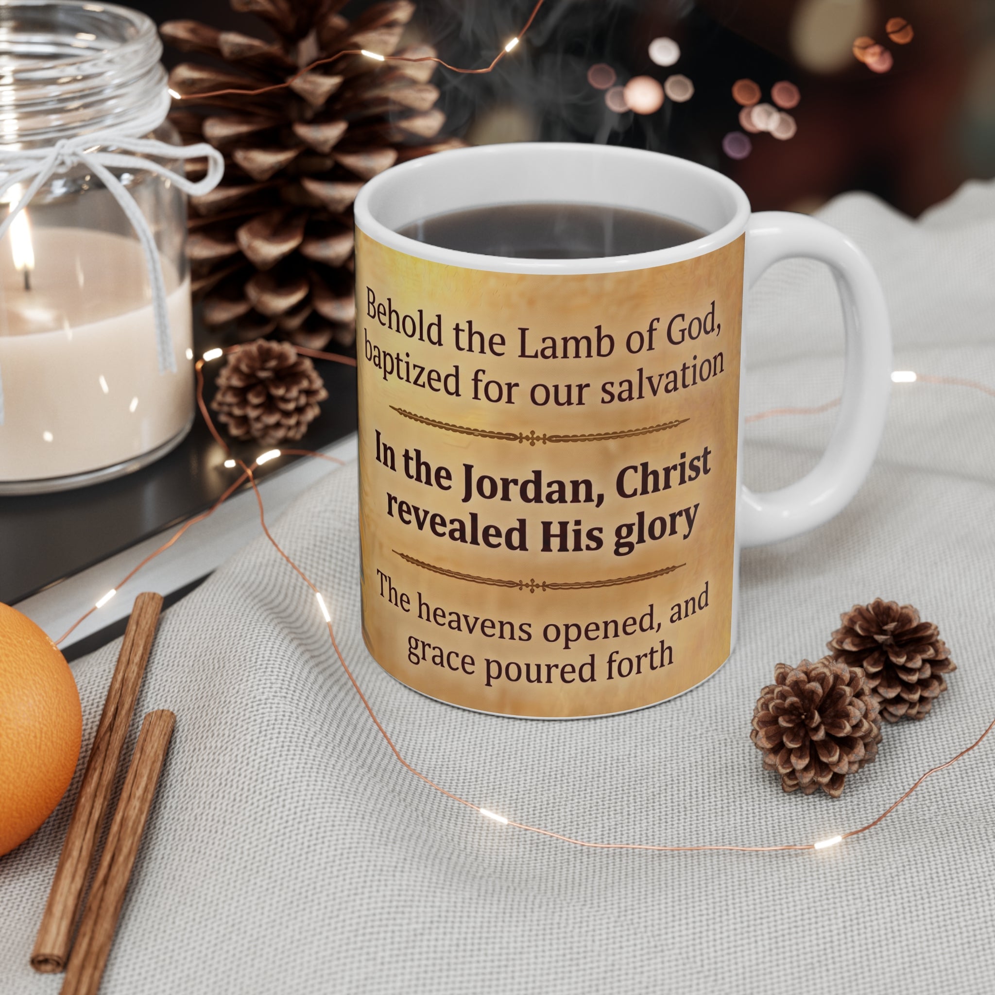 Holy Theophany Orthodox Christian Coffee Mug — Orthodox Coffee Mug