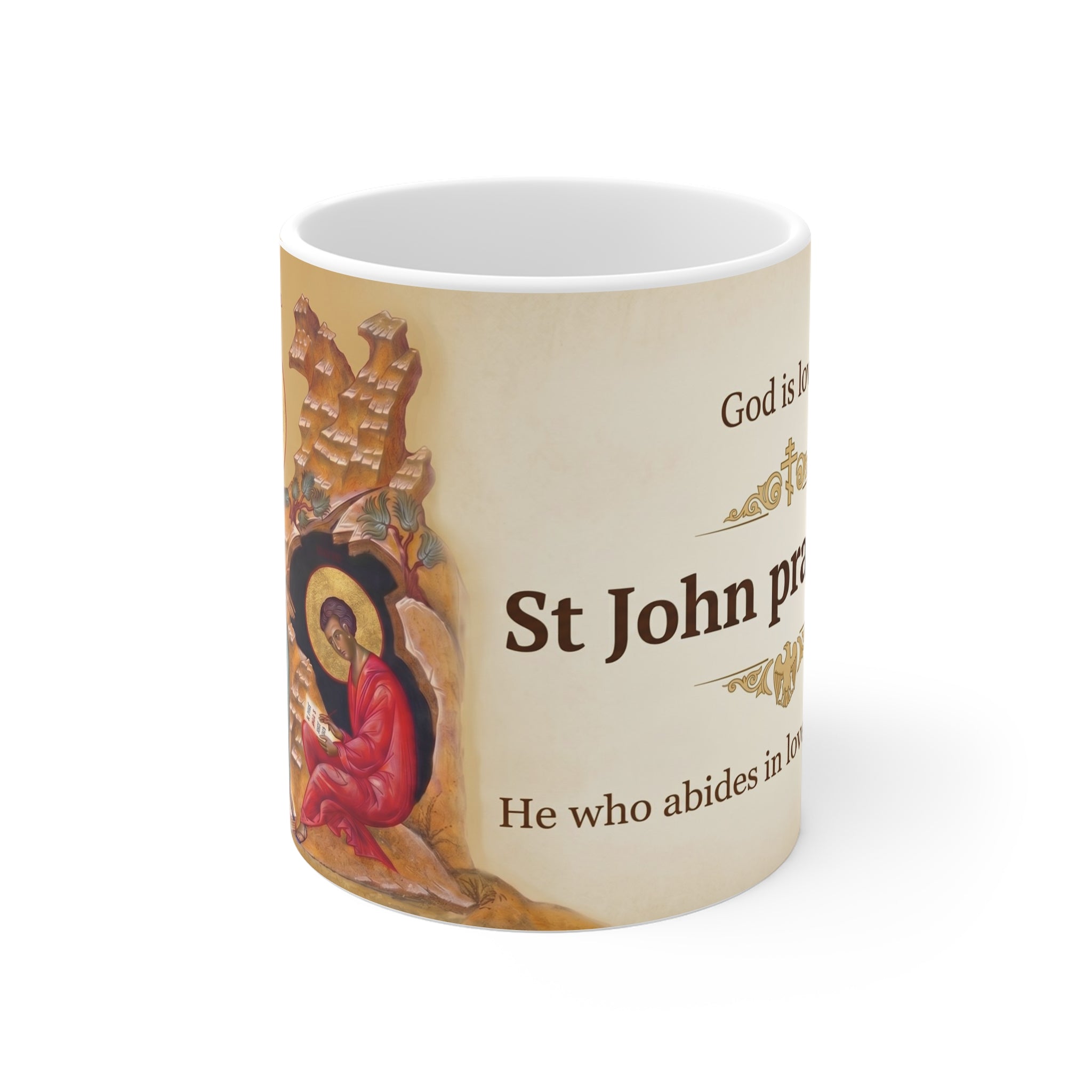 Saint John the Evangelist Orthodox Christian Coffee Mug — Orthodox Christian Mug