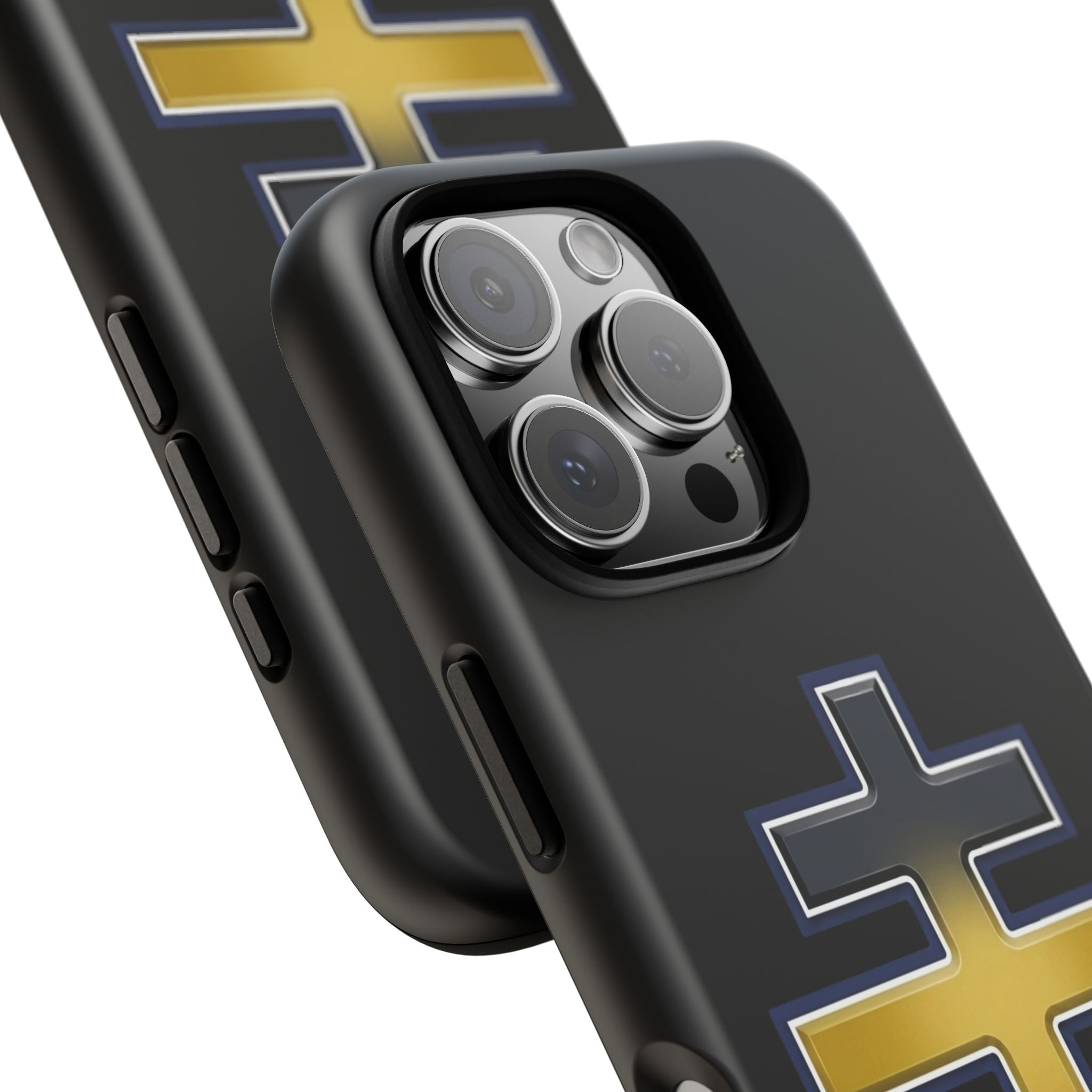 Ugandan Orthodox Cross design on a matte phone case — additional view 4