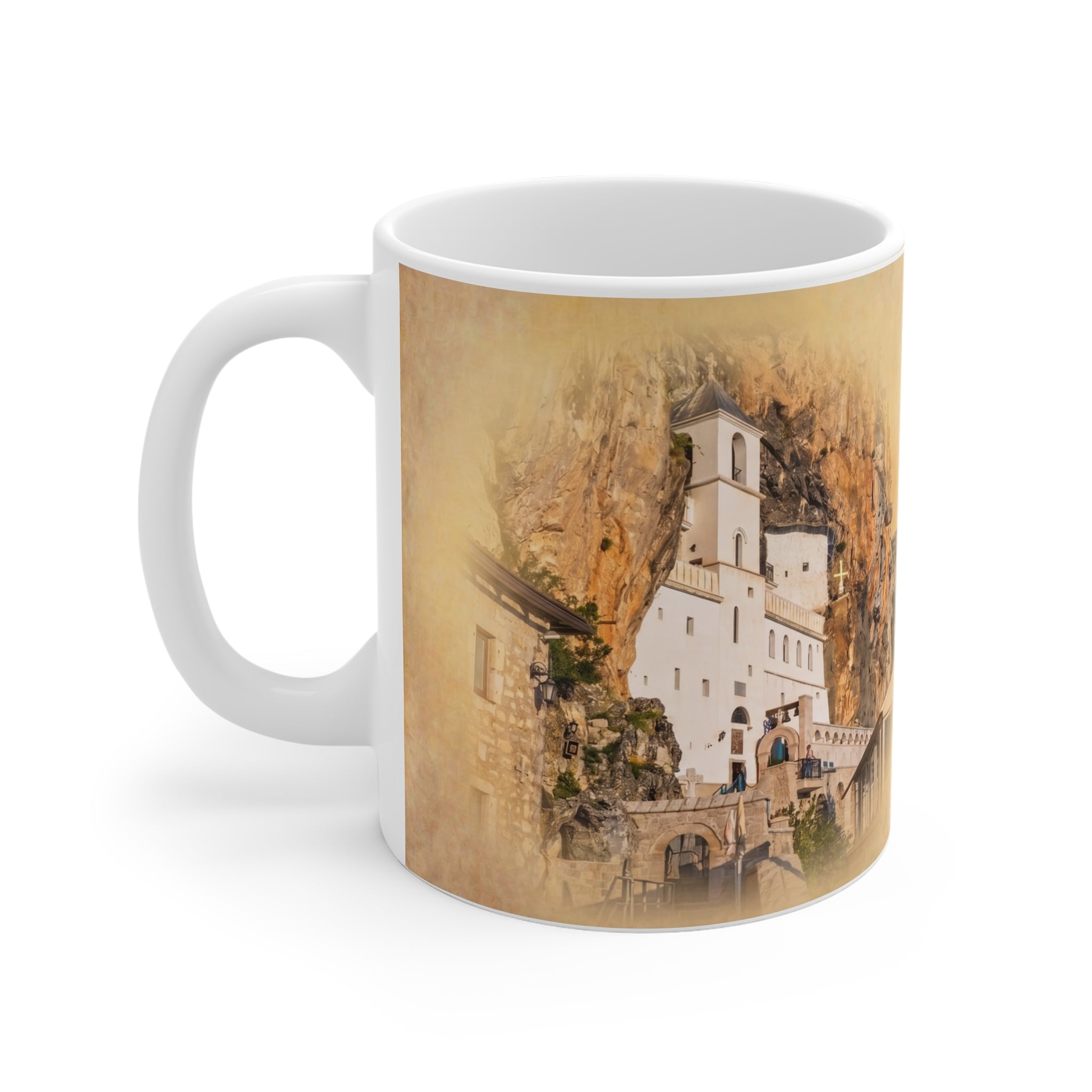 Ostrog Monastery Orthodox Christian Coffee Mug — Orthodox Christian Gift