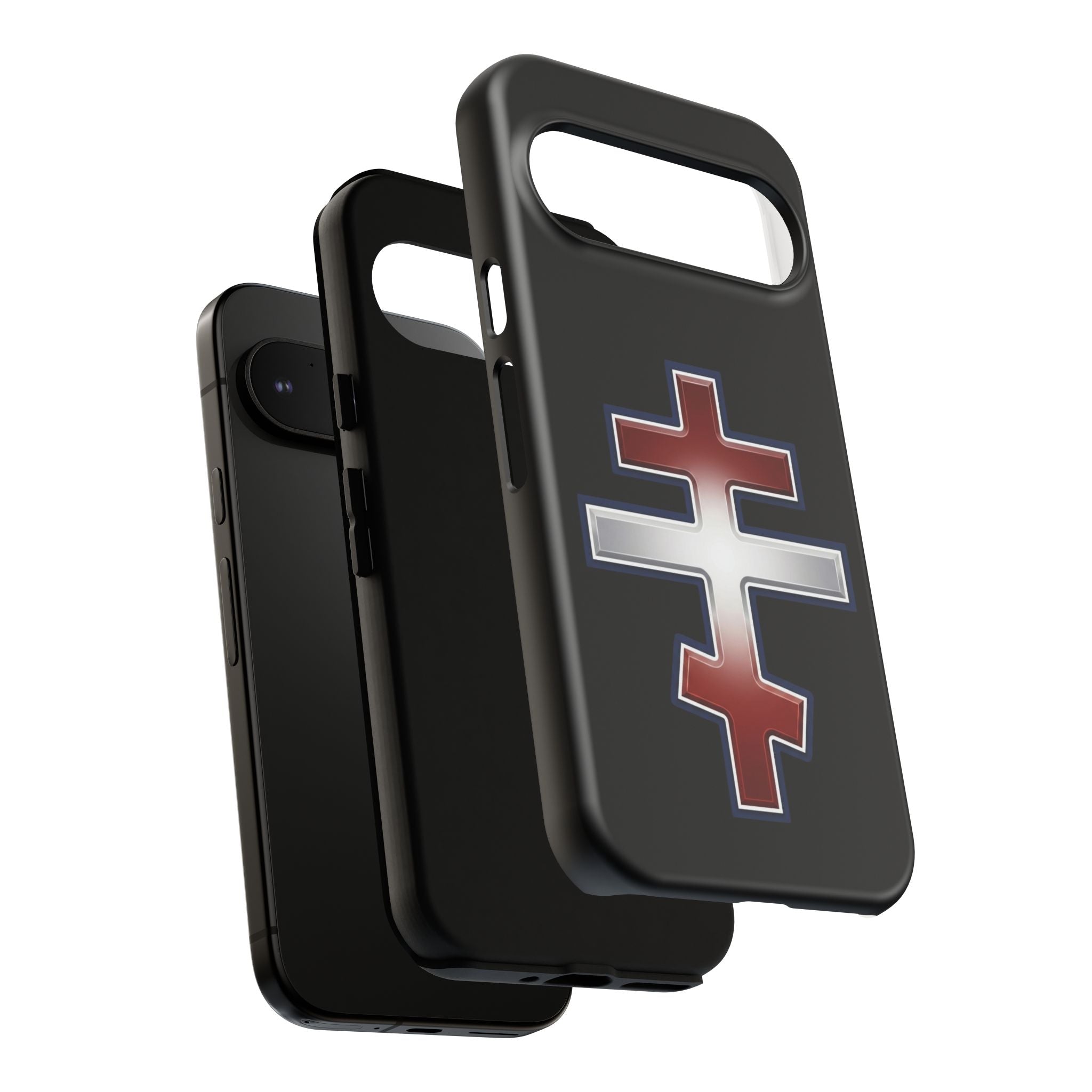 Lebanese Orthodox Cross design on a matte phone case — additional view 8