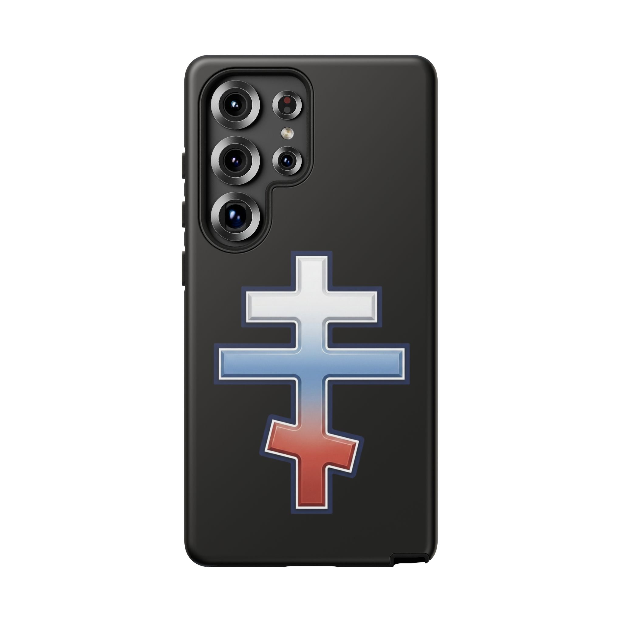 Slovak Orthodox Cross design on a matte phone case — additional view 3