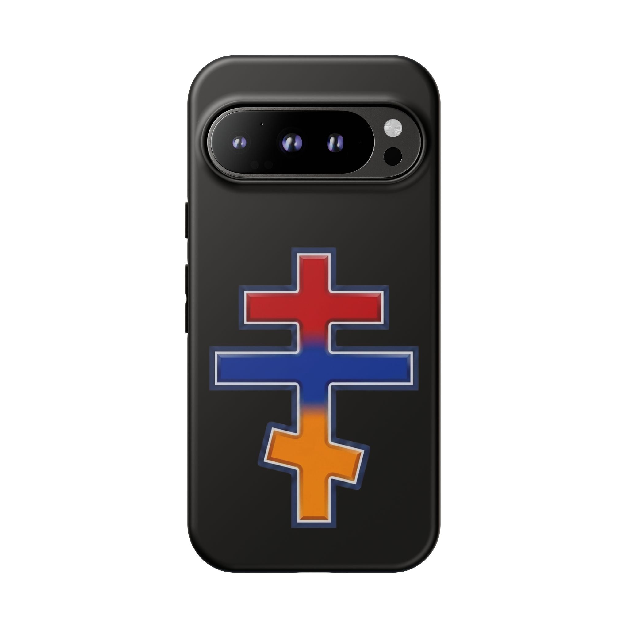 Armenian Orthodox Cross design on a matte phone case — additional view 2