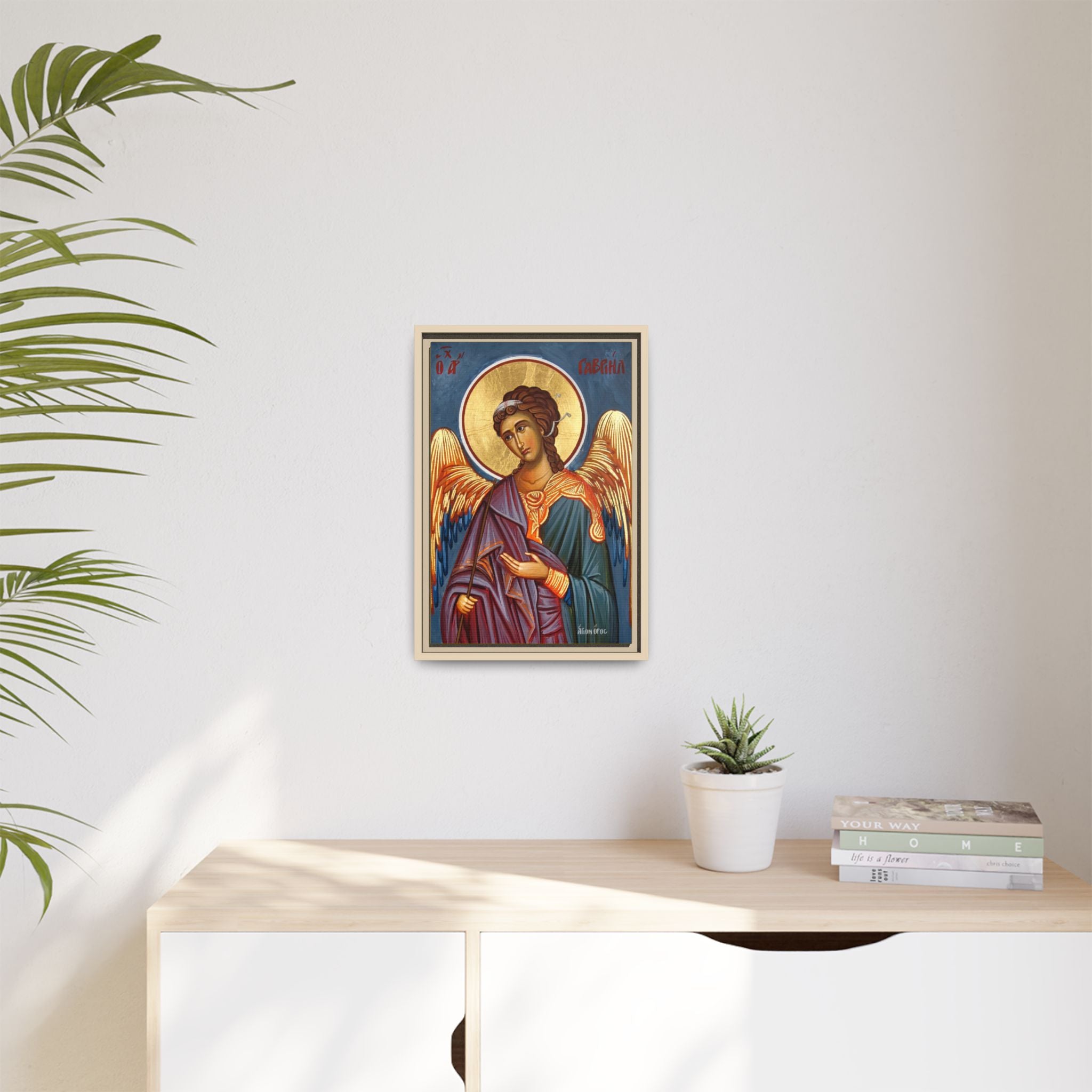 Archangel Gabriel Framed Canvas Icon