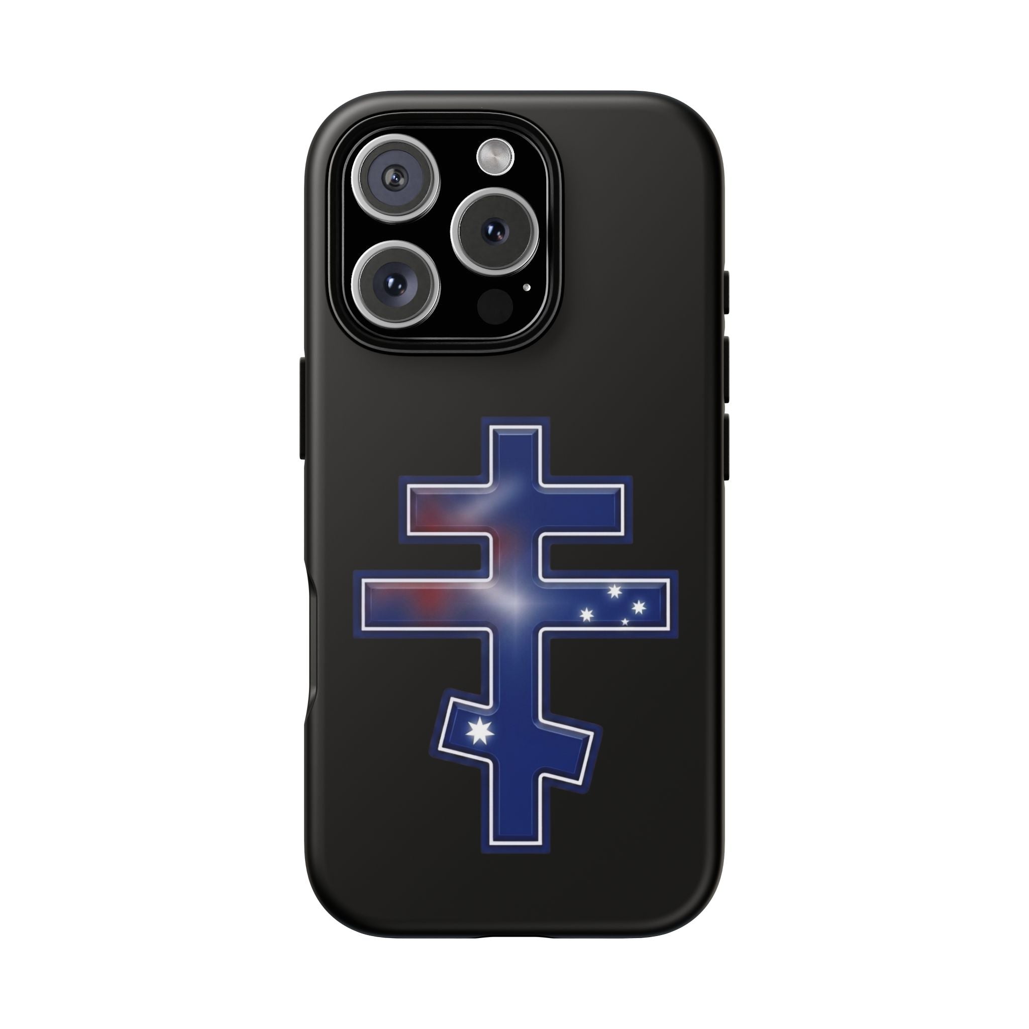 Australian Orthodox Cross design on a matte phone case
