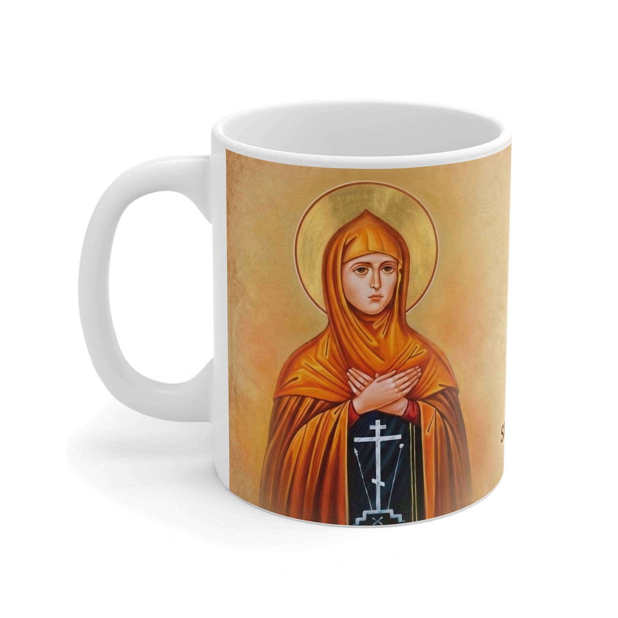 Saint Pelagia the Penitent White Coffee Mug