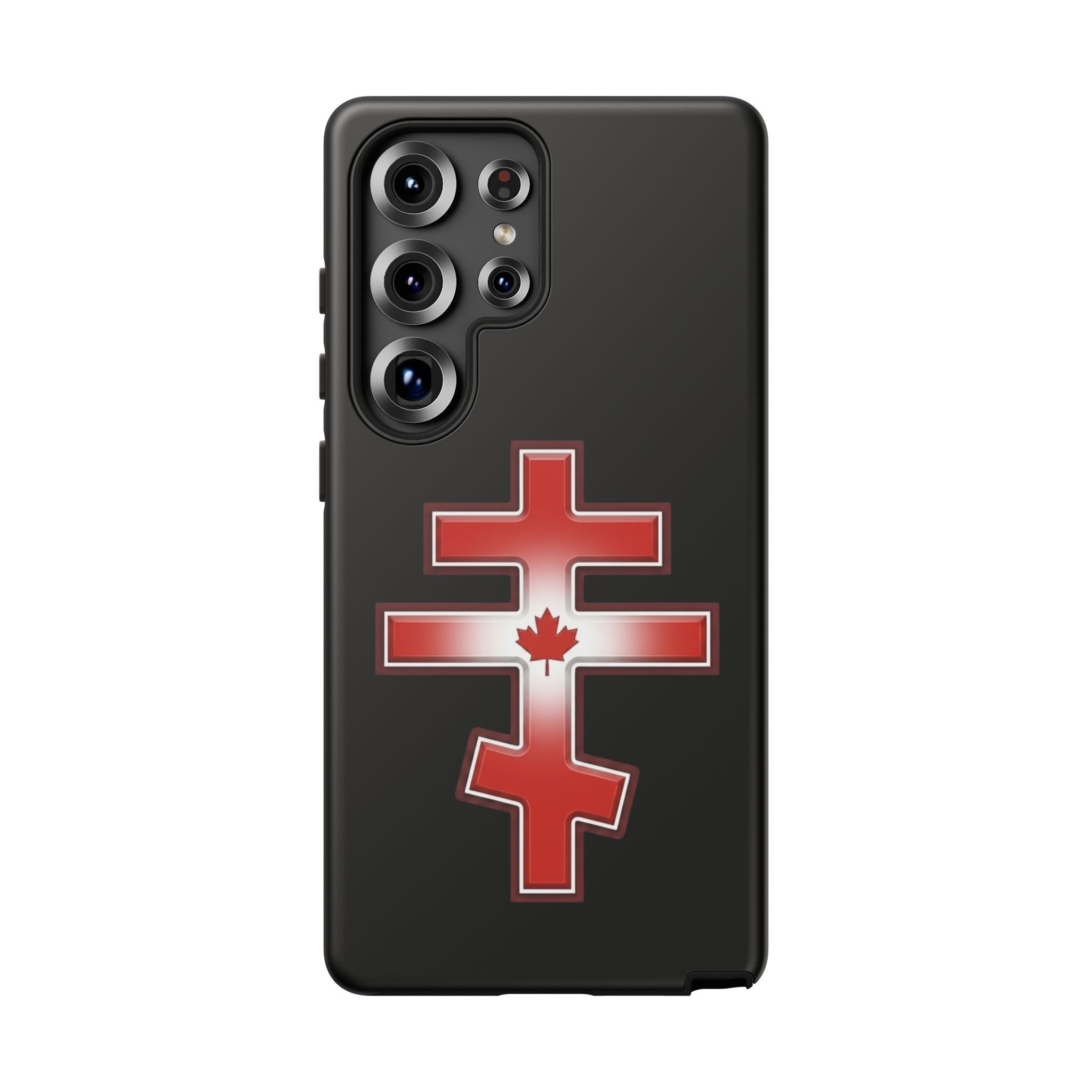 Canadian Orthodox Cross design on a matte phone case — additional view 3