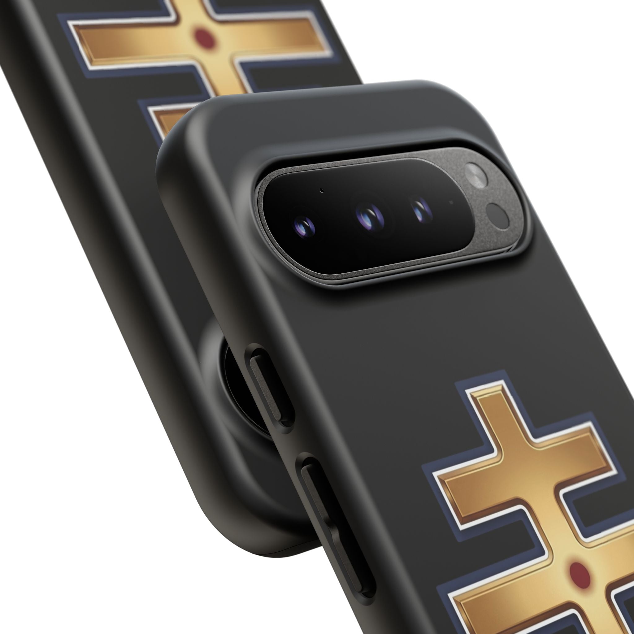 Jerusalem Orthodox Cross design on a matte phone case — additional view 7