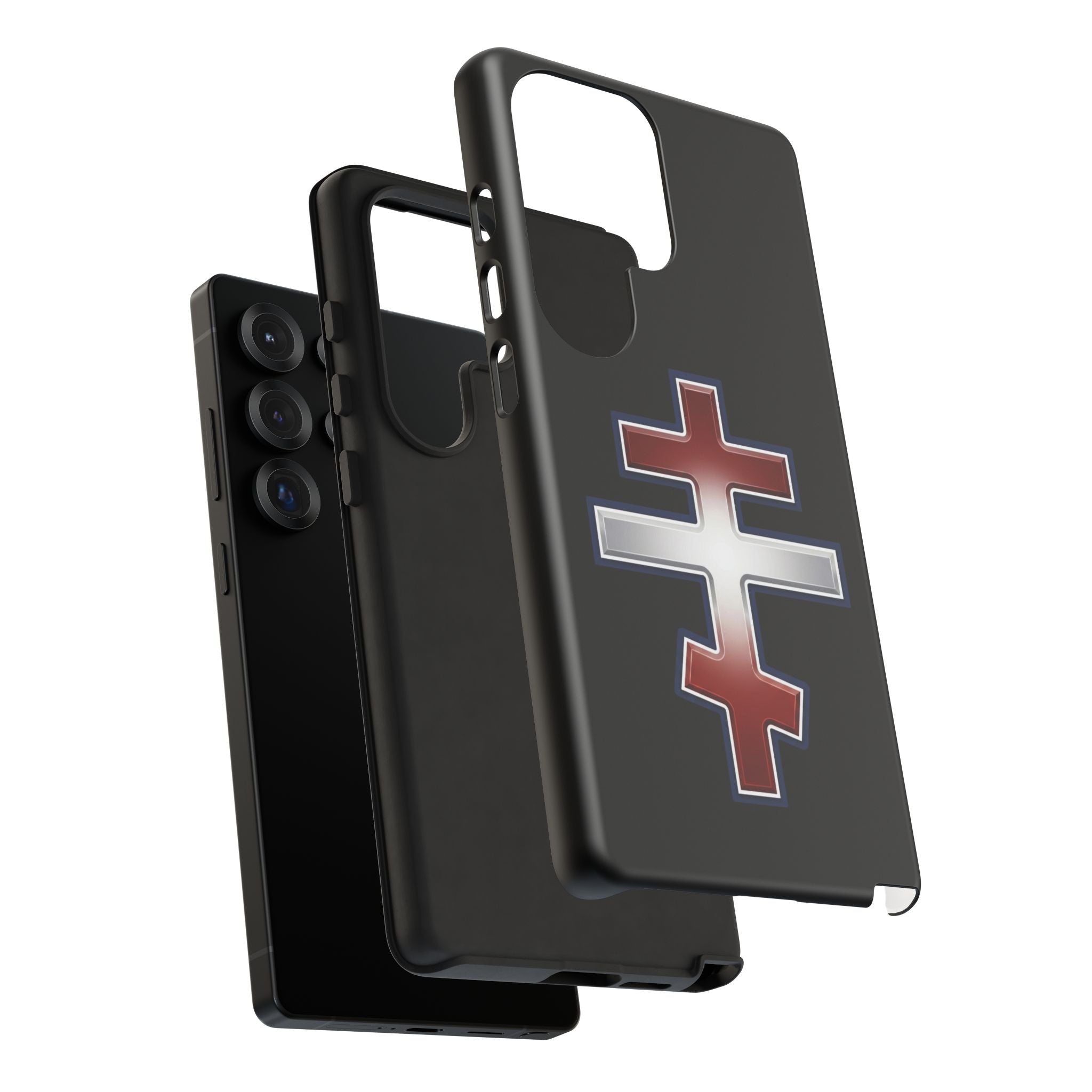 Lebanese Orthodox Cross design on a matte phone case — additional view 11