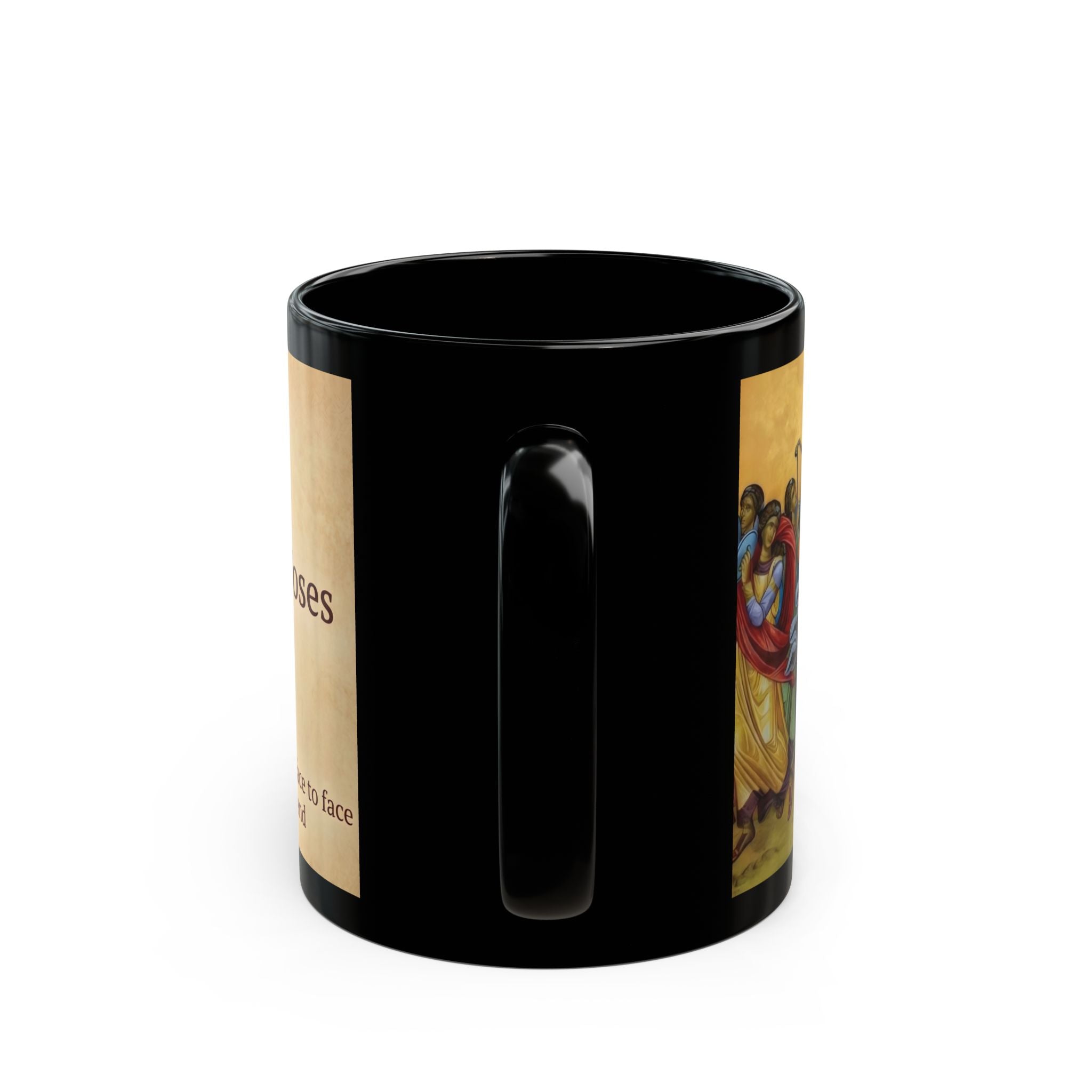 Saint Moses the Prophet Black Coffee Mug