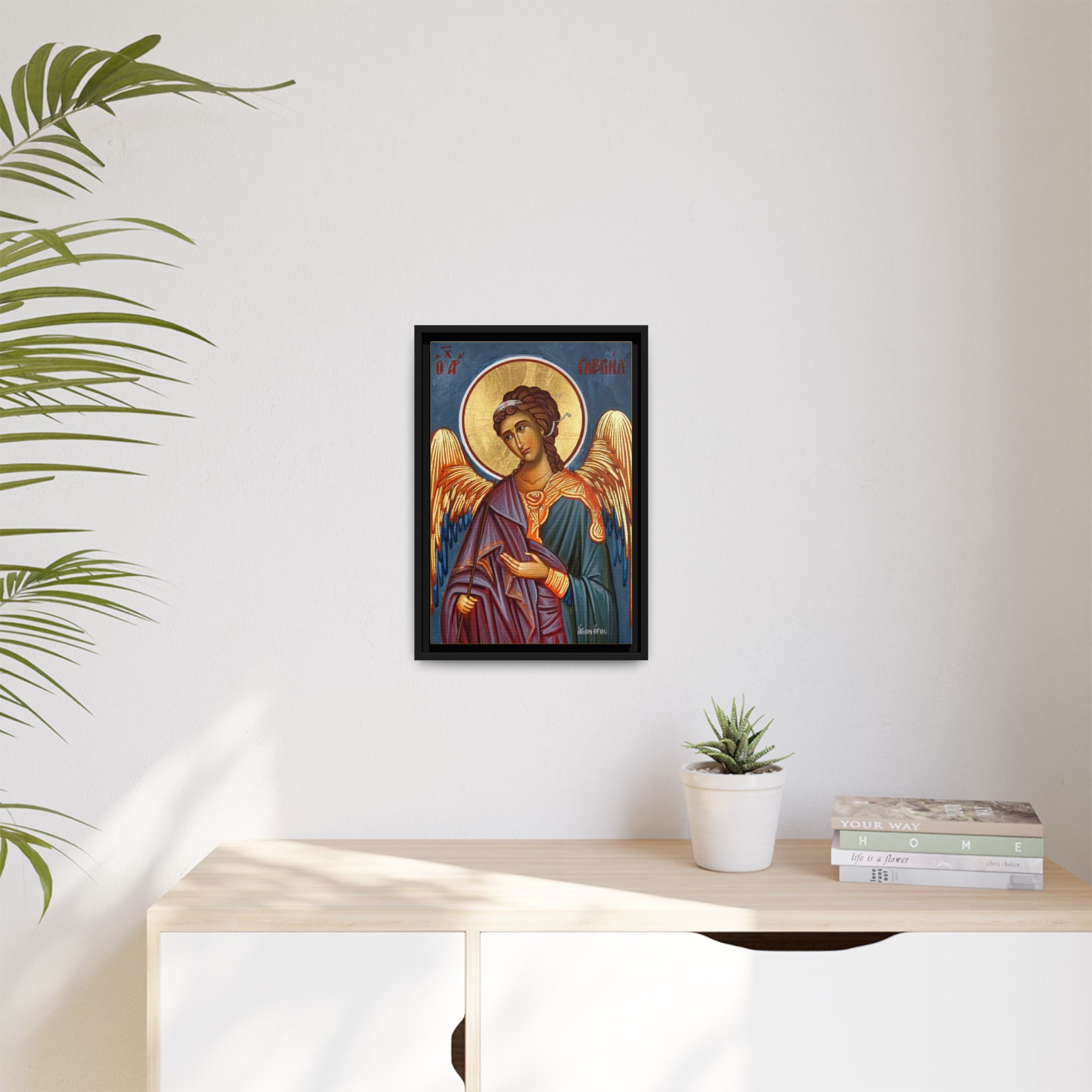 Archangel Gabriel Framed Canvas Icon
