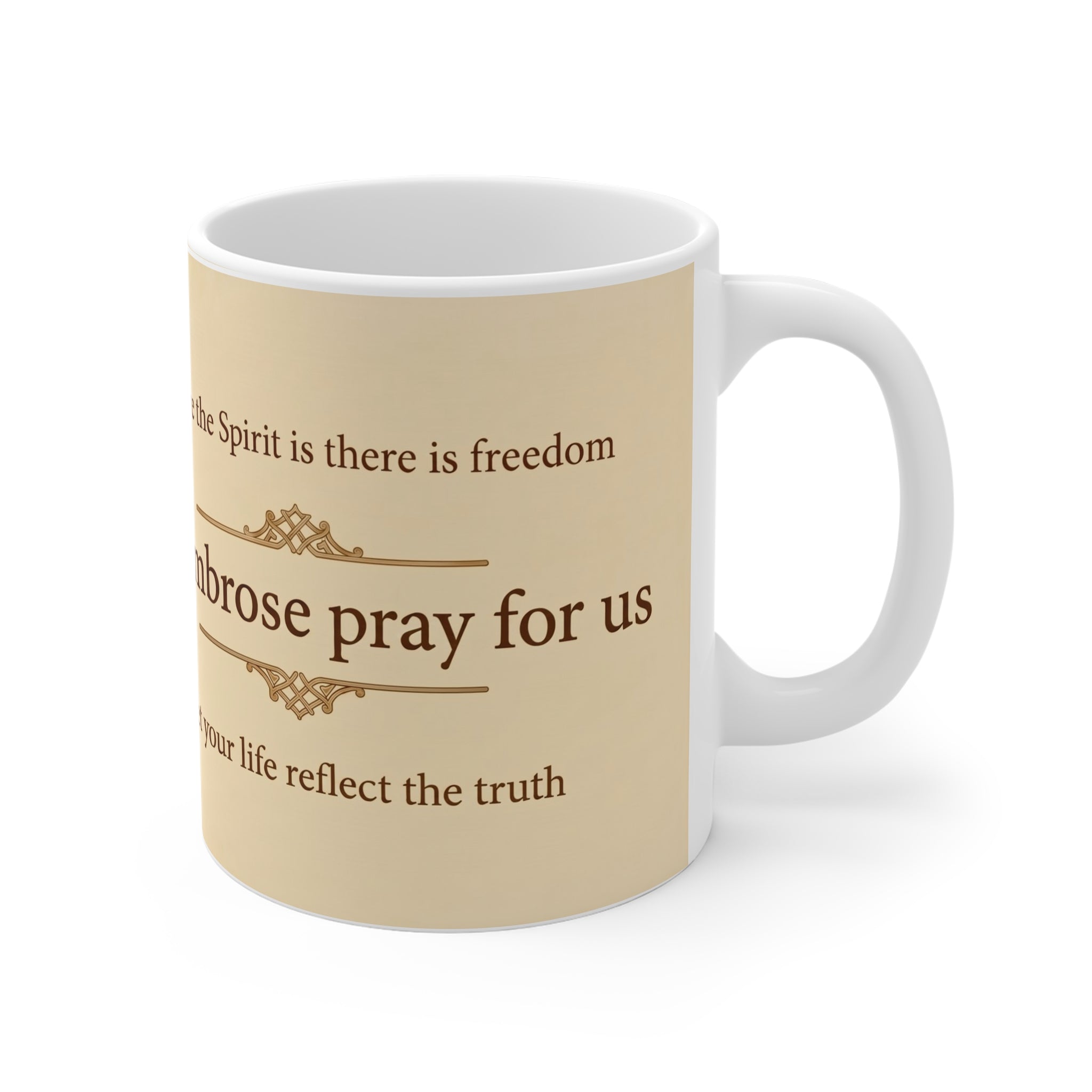 Saint Ambrose of Milan Orthodox Christian Coffee Mug — Orthodox Christian Mug