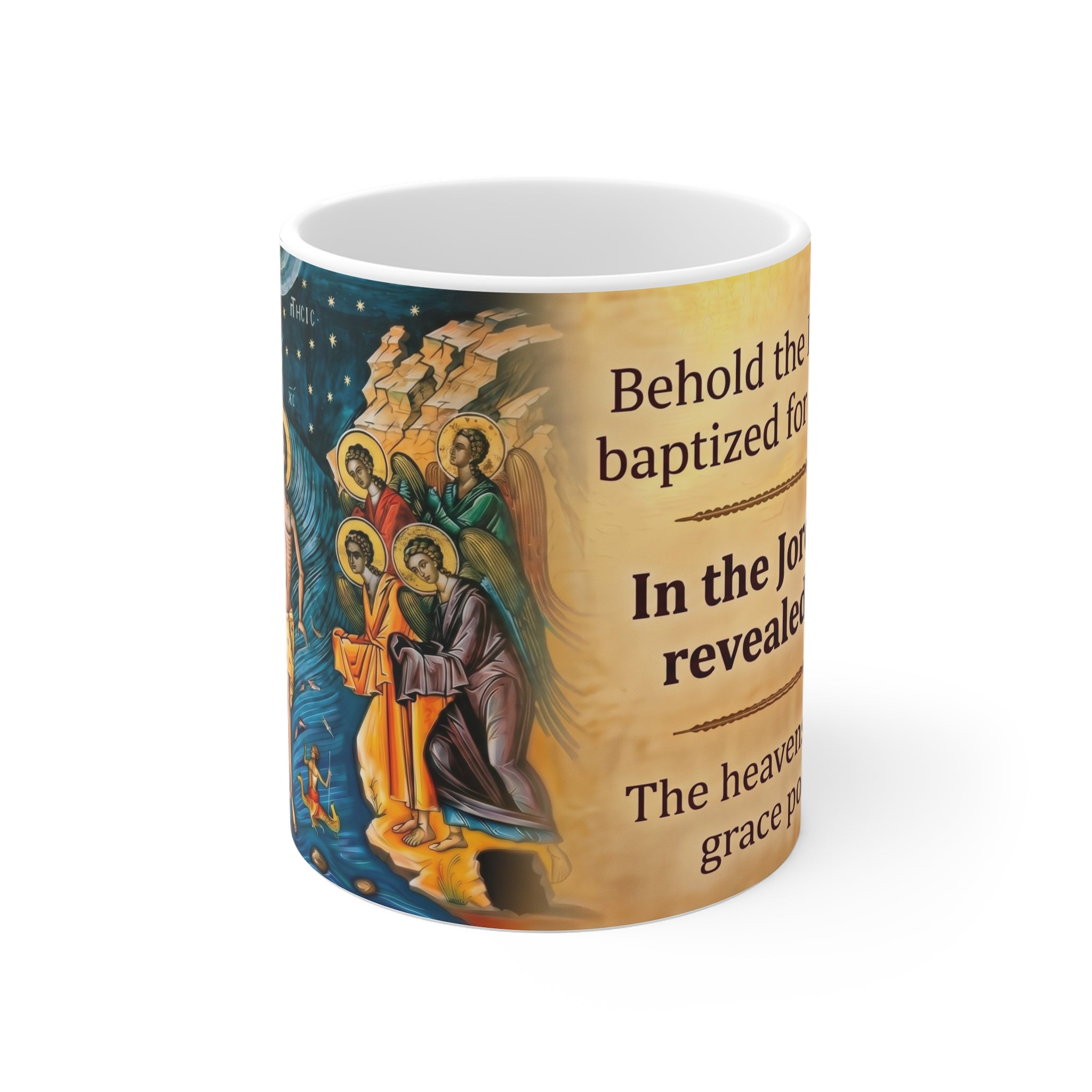 Holy Theophany Orthodox Christian Coffee Mug — Orthodox Mug Gift