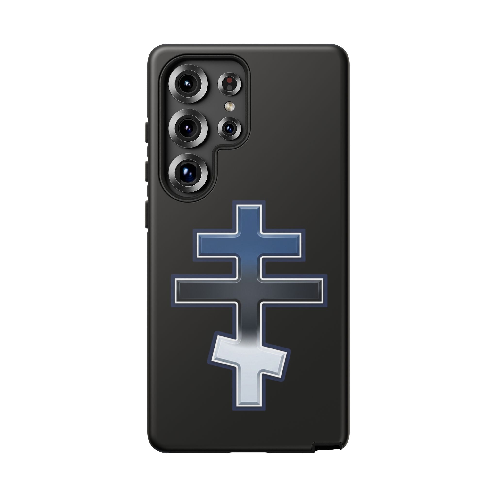 Estonian Orthodox Cross design on a matte phone case — additional view 3