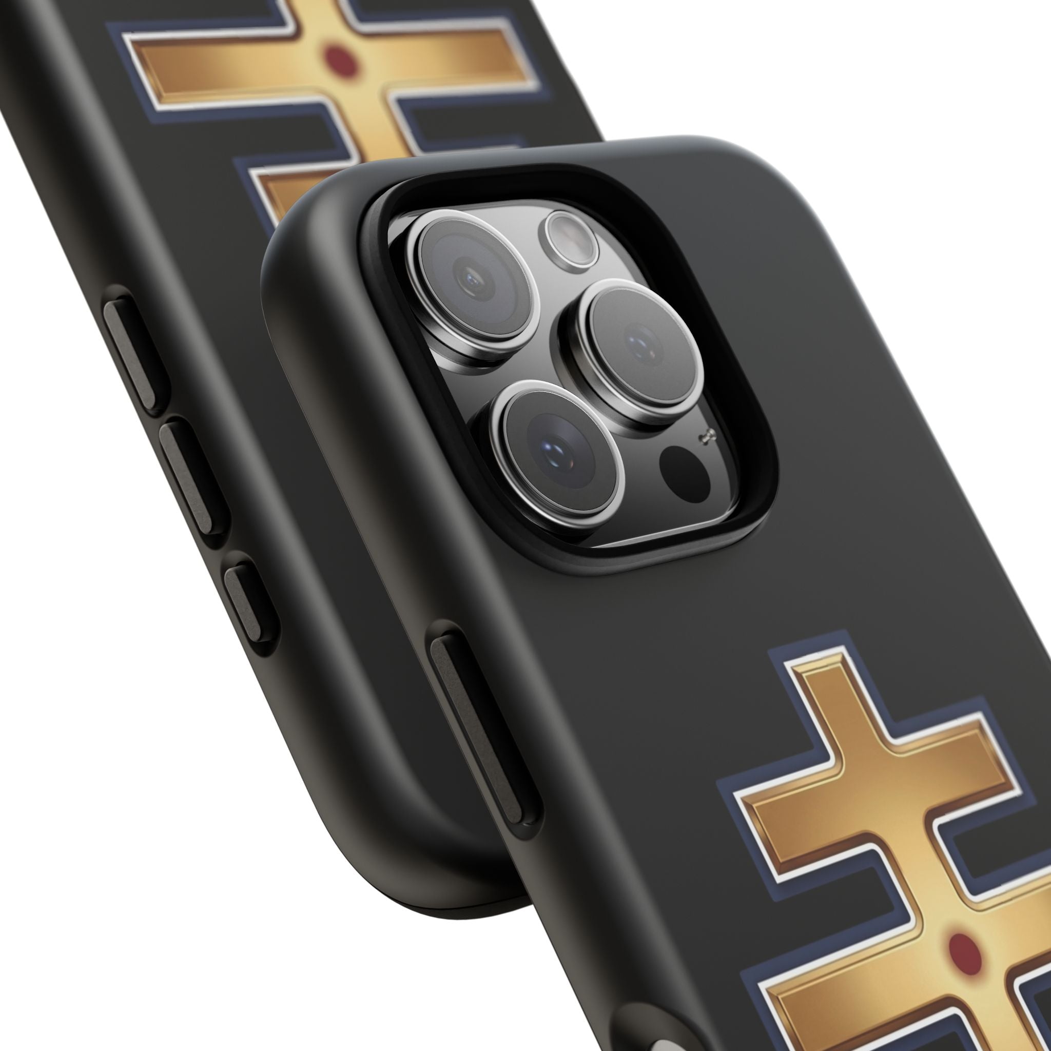 Jerusalem Orthodox Cross design on a matte phone case — additional view 4