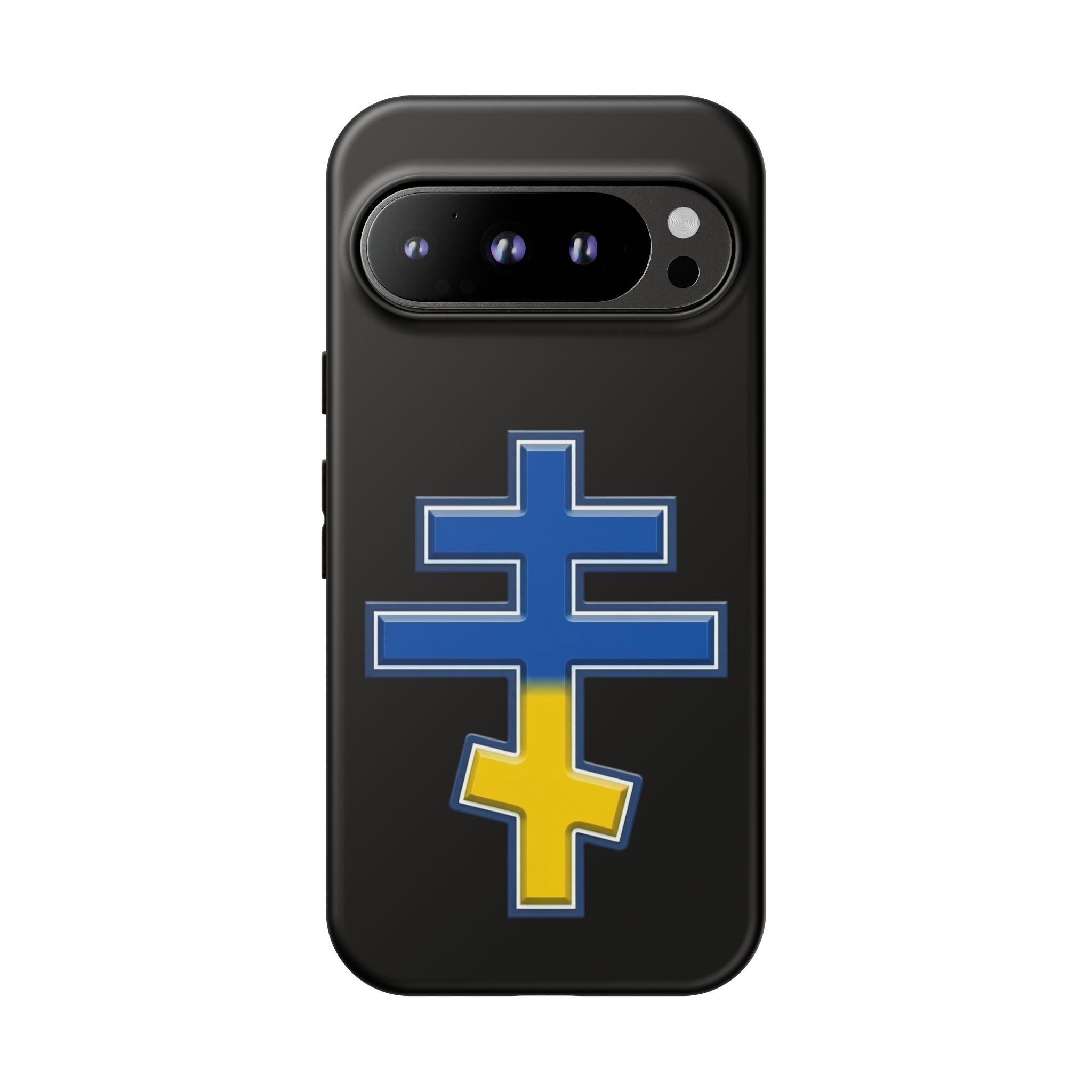 Ukrainian Orthodox Cross design on a matte phone case — additional view 2