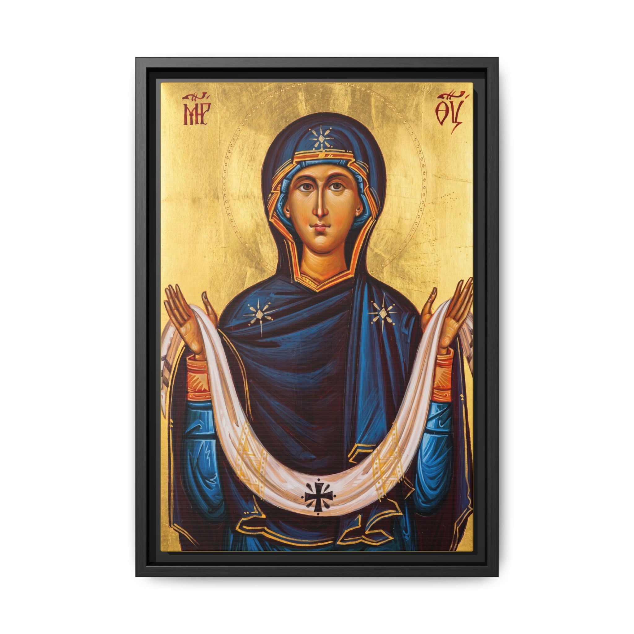 Protection of the Theotokos Pokrov Framed Canvas Icon