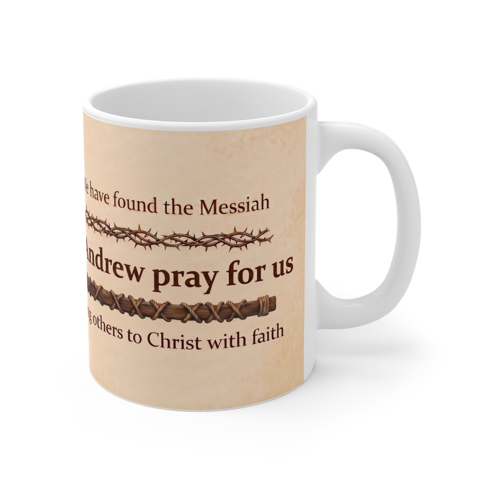Saint Andrew the First-Called Orthodox Christian Coffee Mug — Orthodox Christian Mug