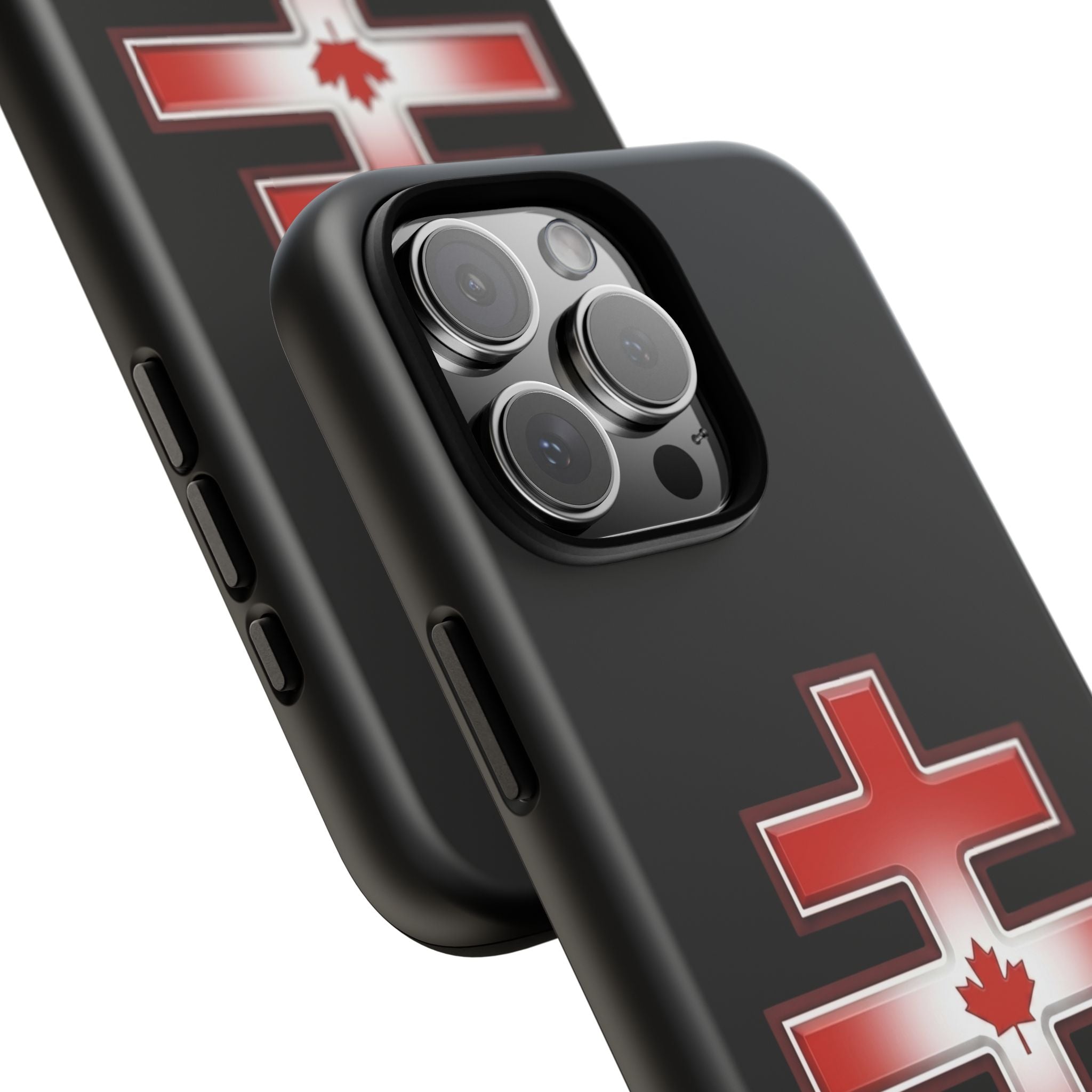 Canadian Orthodox Cross design on a matte phone case — additional view 4