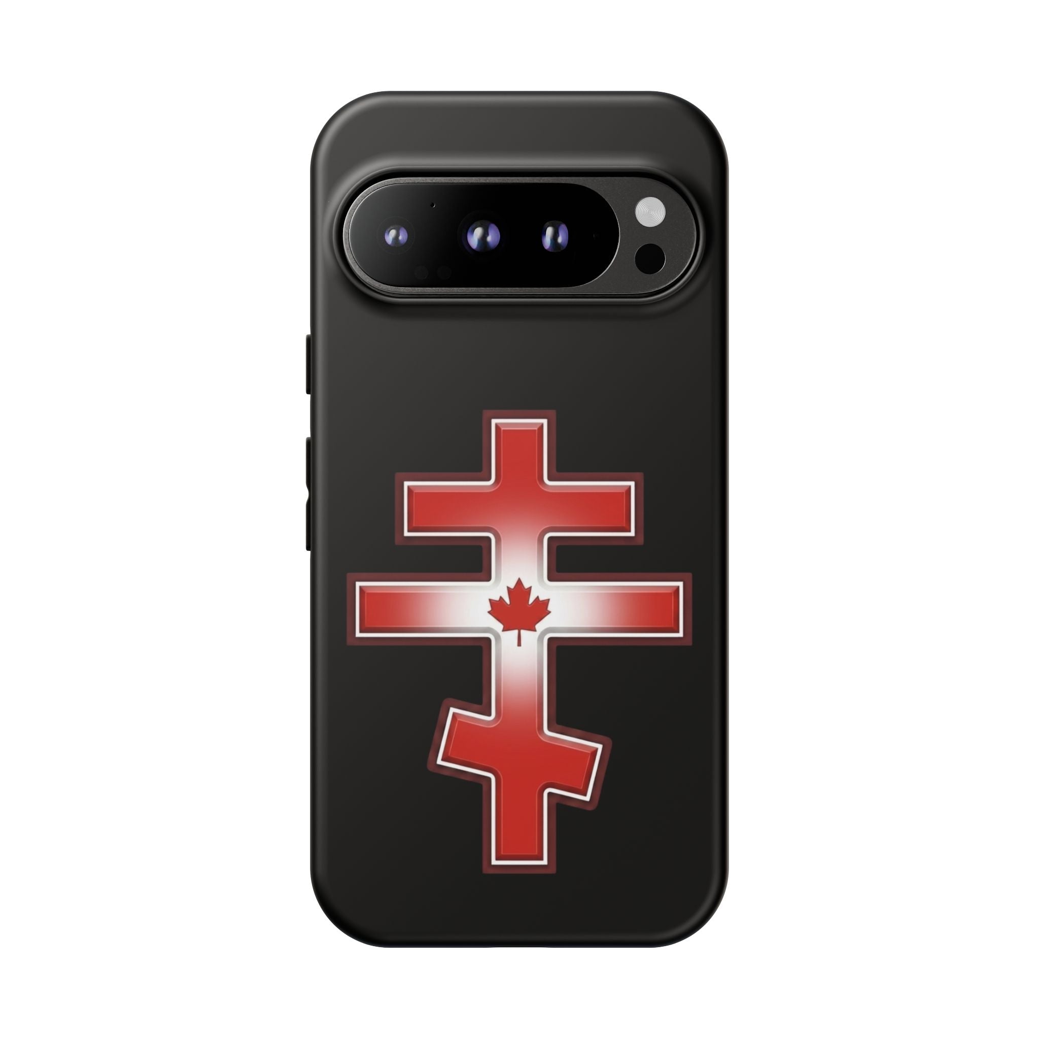 Canadian Orthodox Cross design on a matte phone case — additional view 2