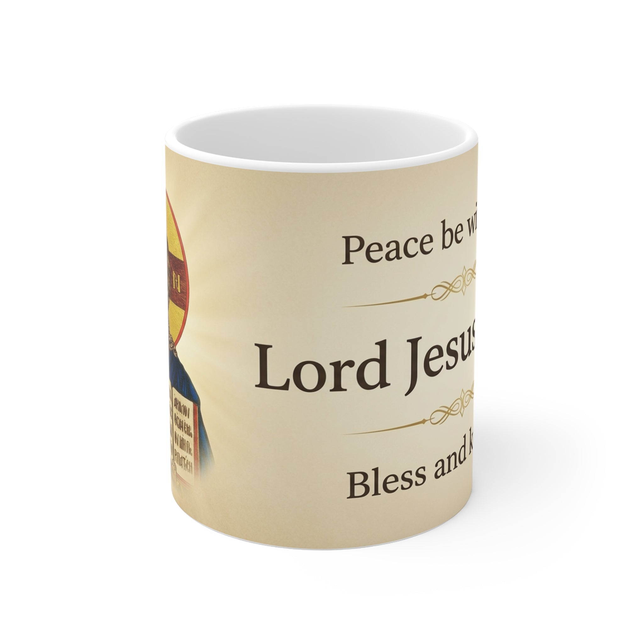 Lord Jesus Christ Blessing Orthodox Christian Coffee Mug — Orthodox Mug Gift