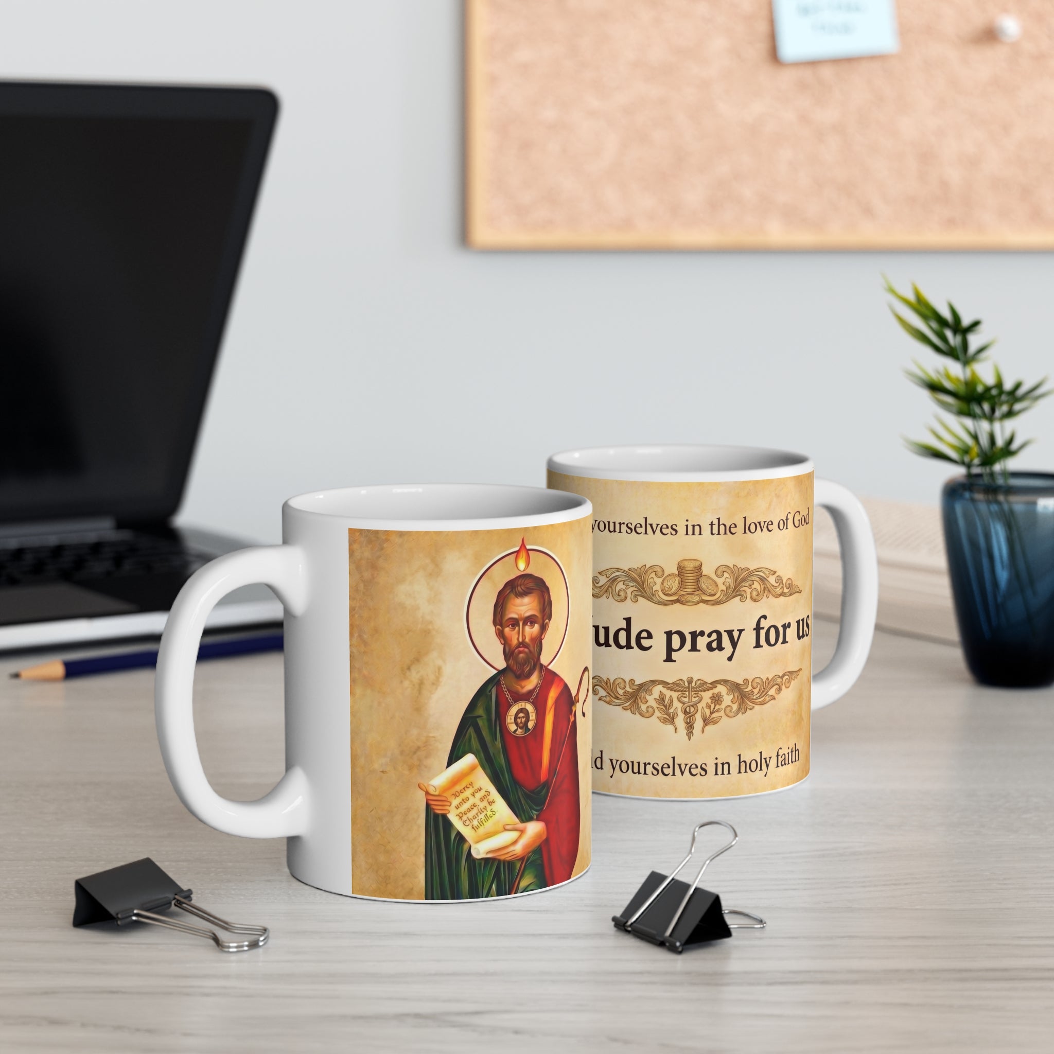 Saint Jude Thaddeus the Apostle Orthodox Christian Coffee Mug — Christian Gift Idea
