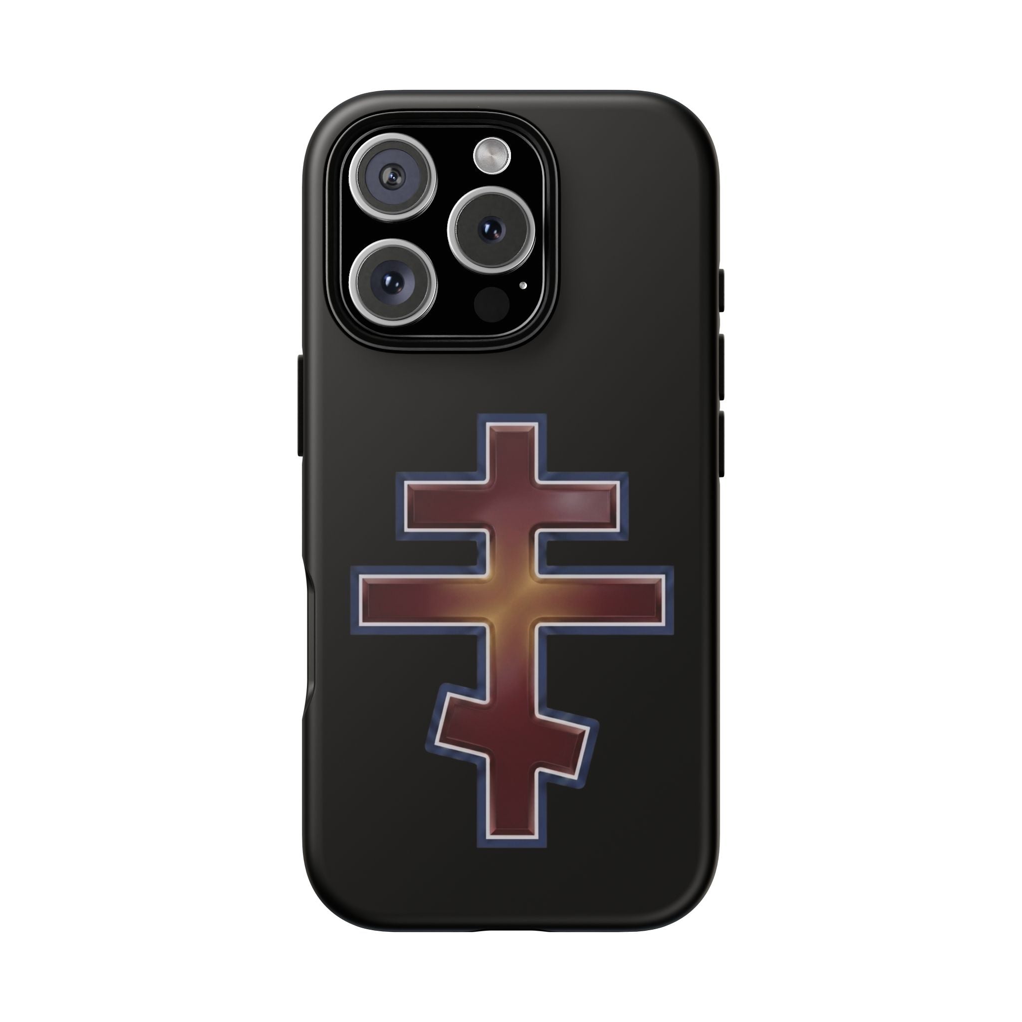 Antiochian Orthodox Cross design on a matte phone case