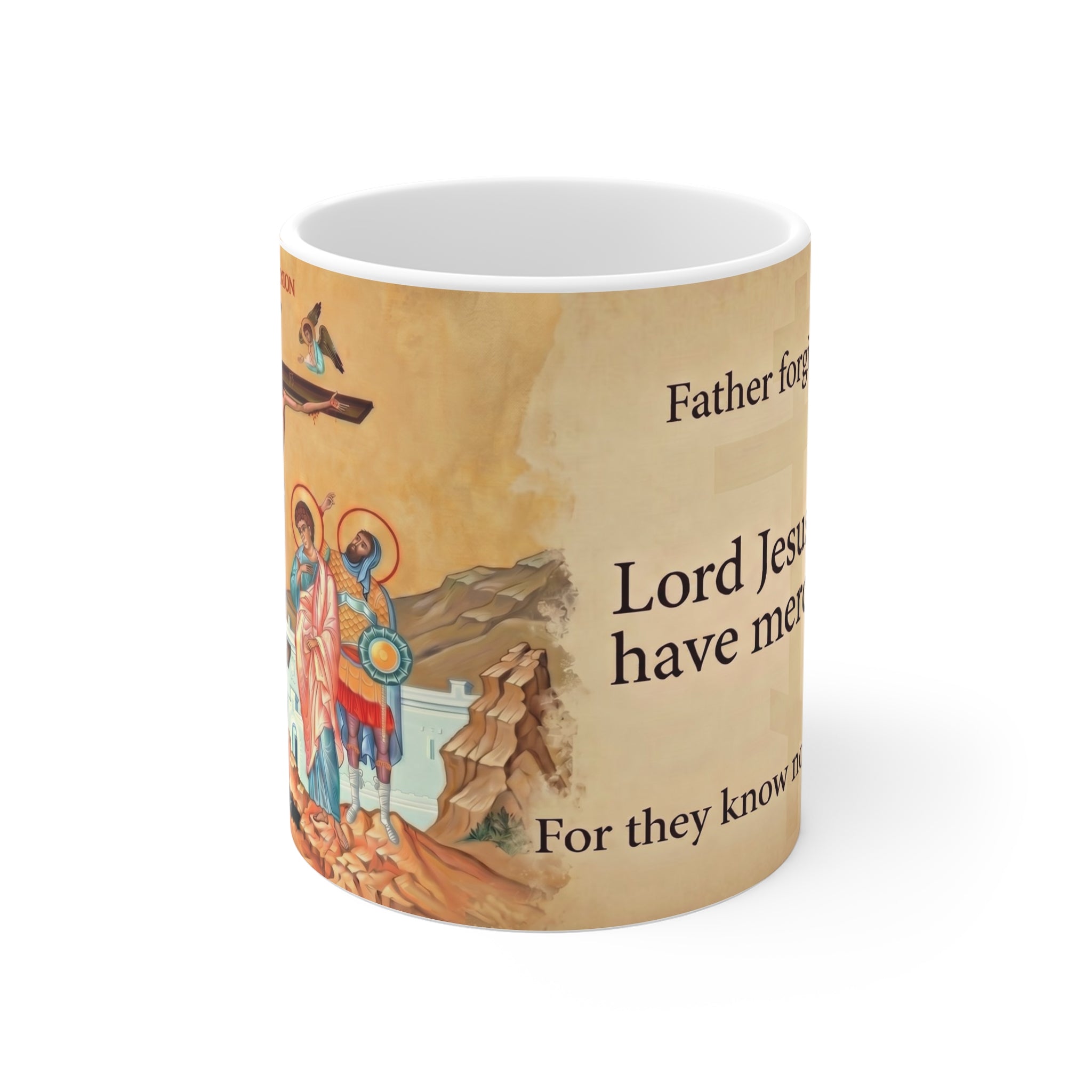 Crucifixion of Christ Orthodox Christian Coffee Mug — Orthodox Mug Gift