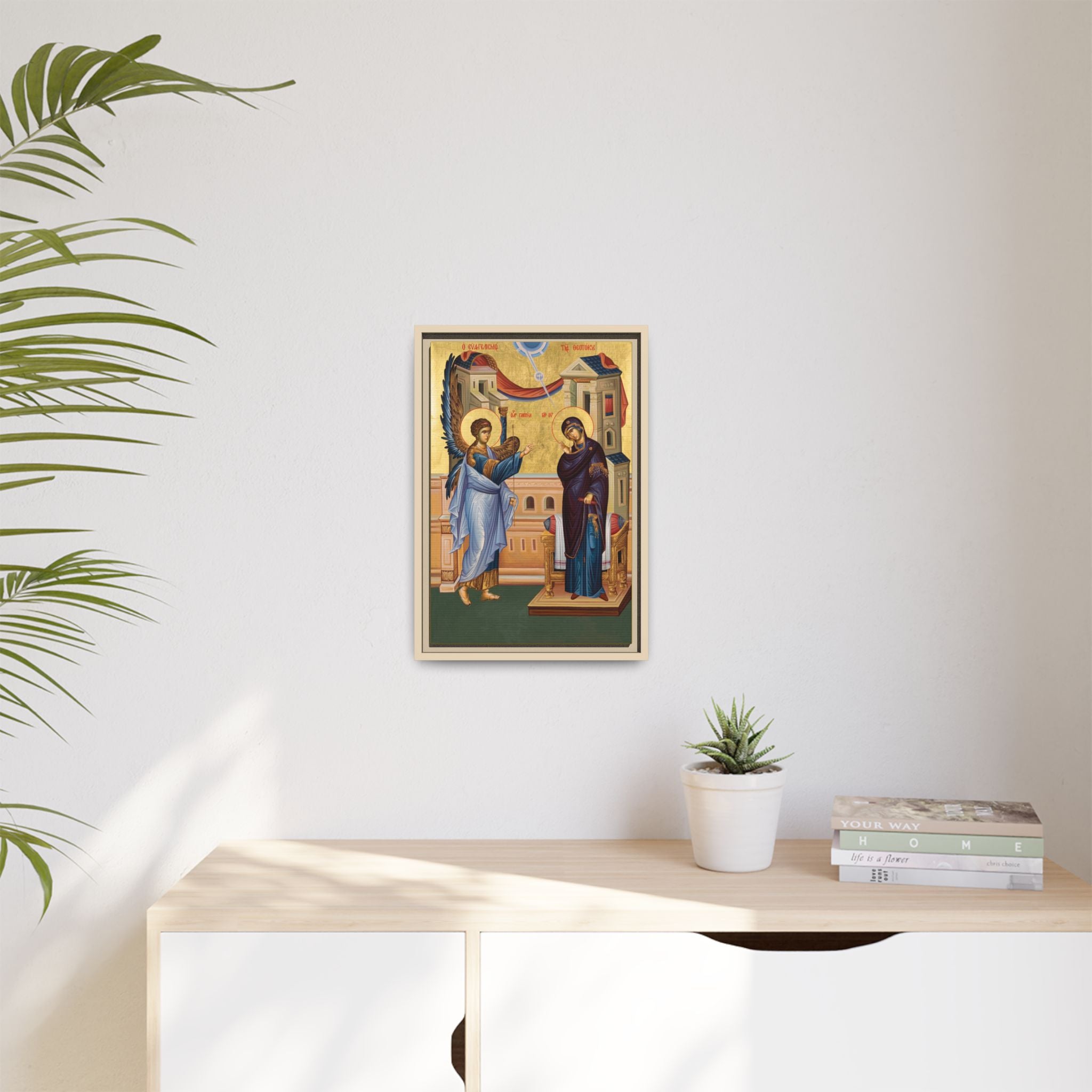 Annunciation Framed Canvas Icon