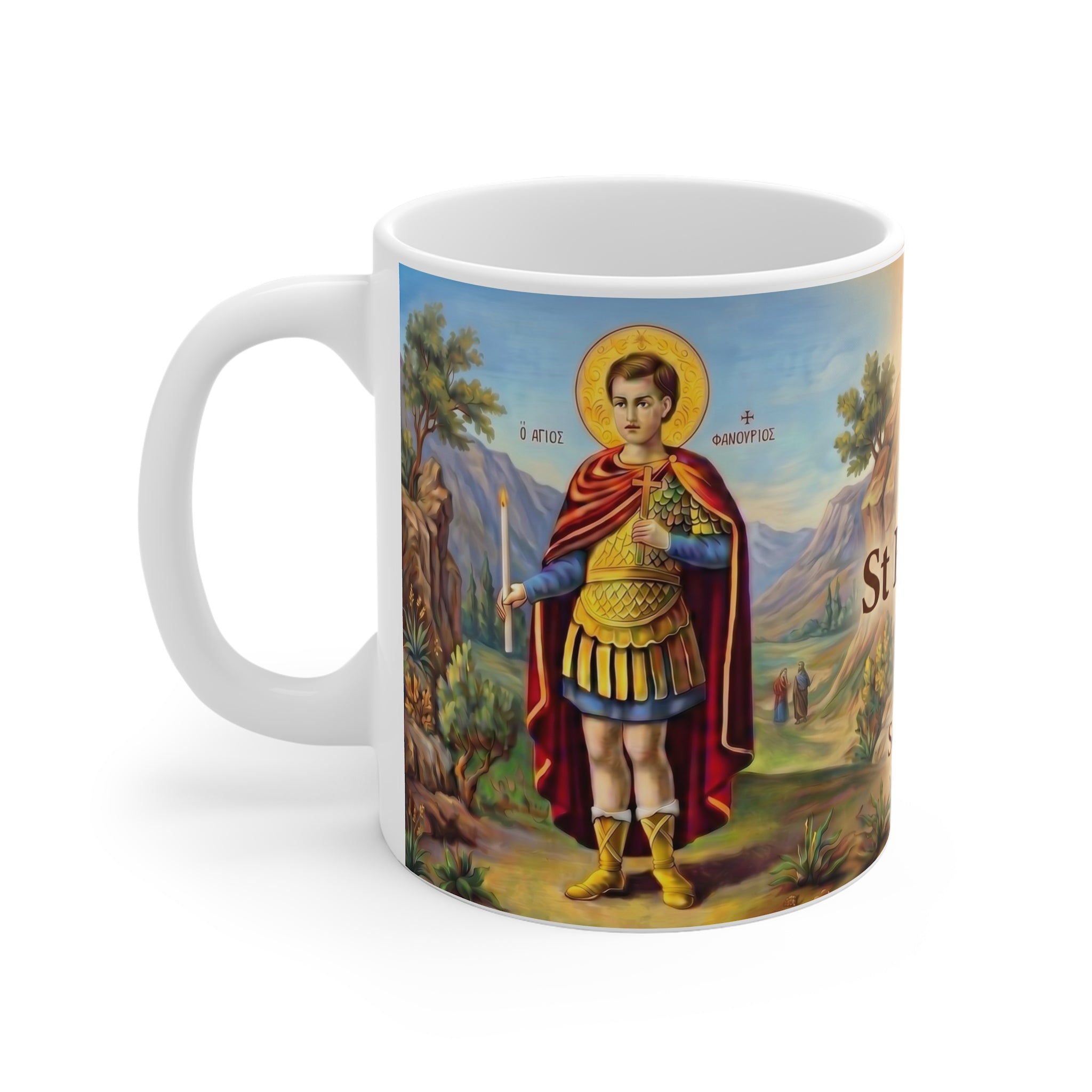 Saint Fanourios Orthodox Christian Coffee Mug — Orthodox Christian Gift