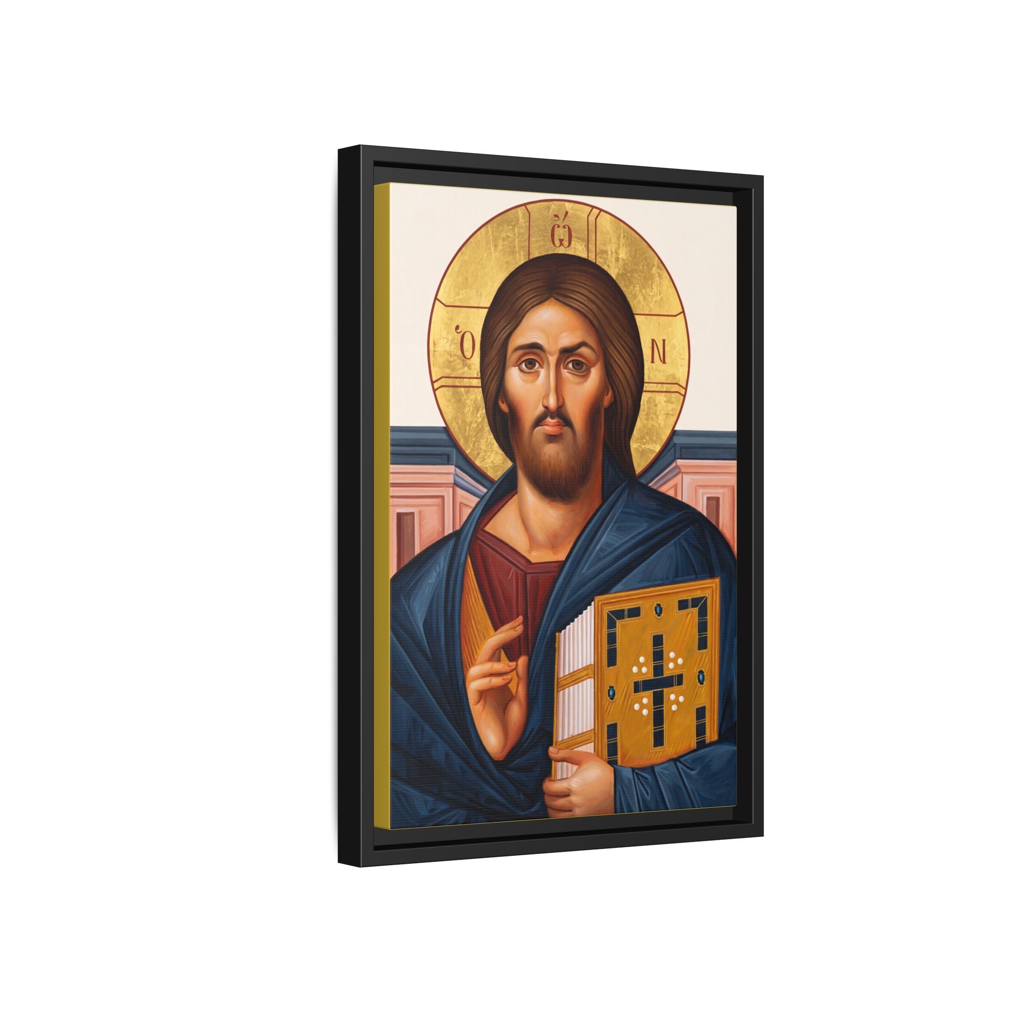 Christ The Pantocrator Framed Canvas Icon