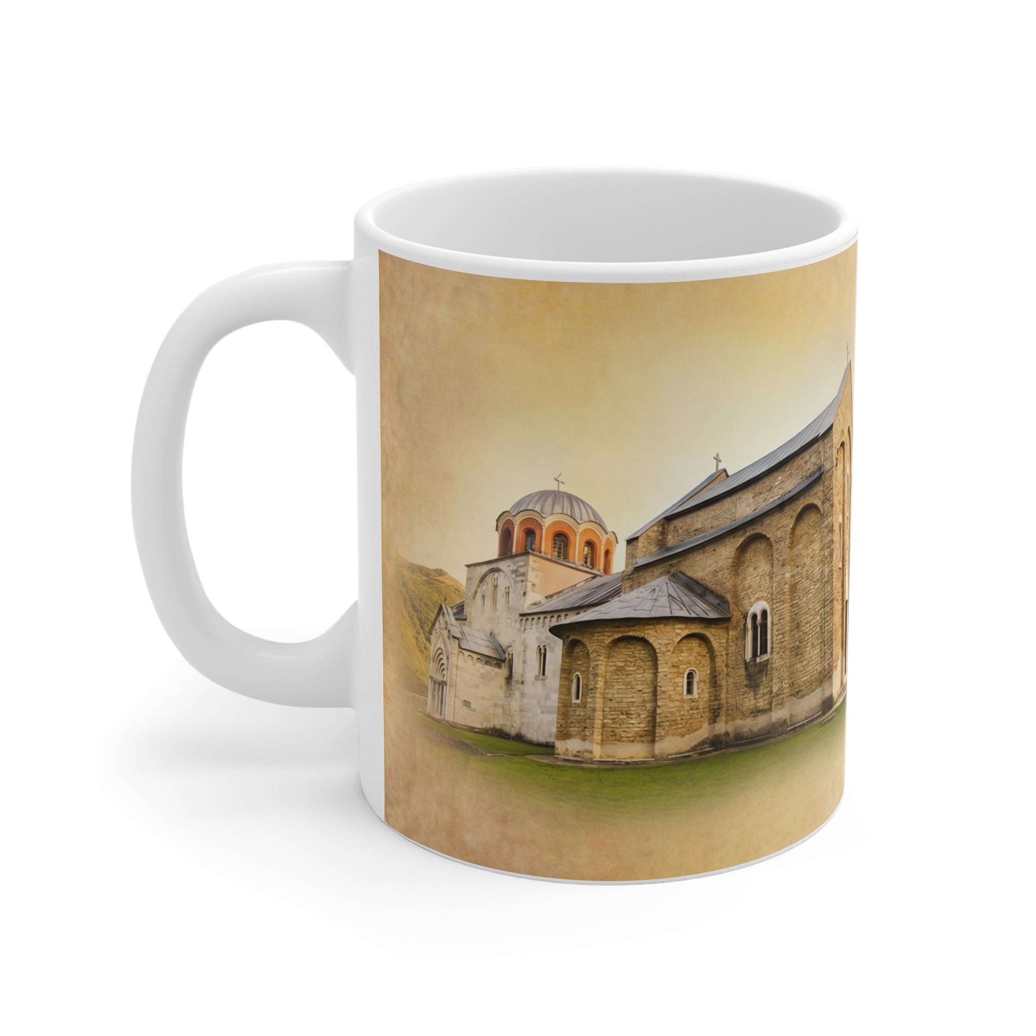 Studenica Monastery Orthodox Christian Coffee Mug — Orthodox Christian Gift