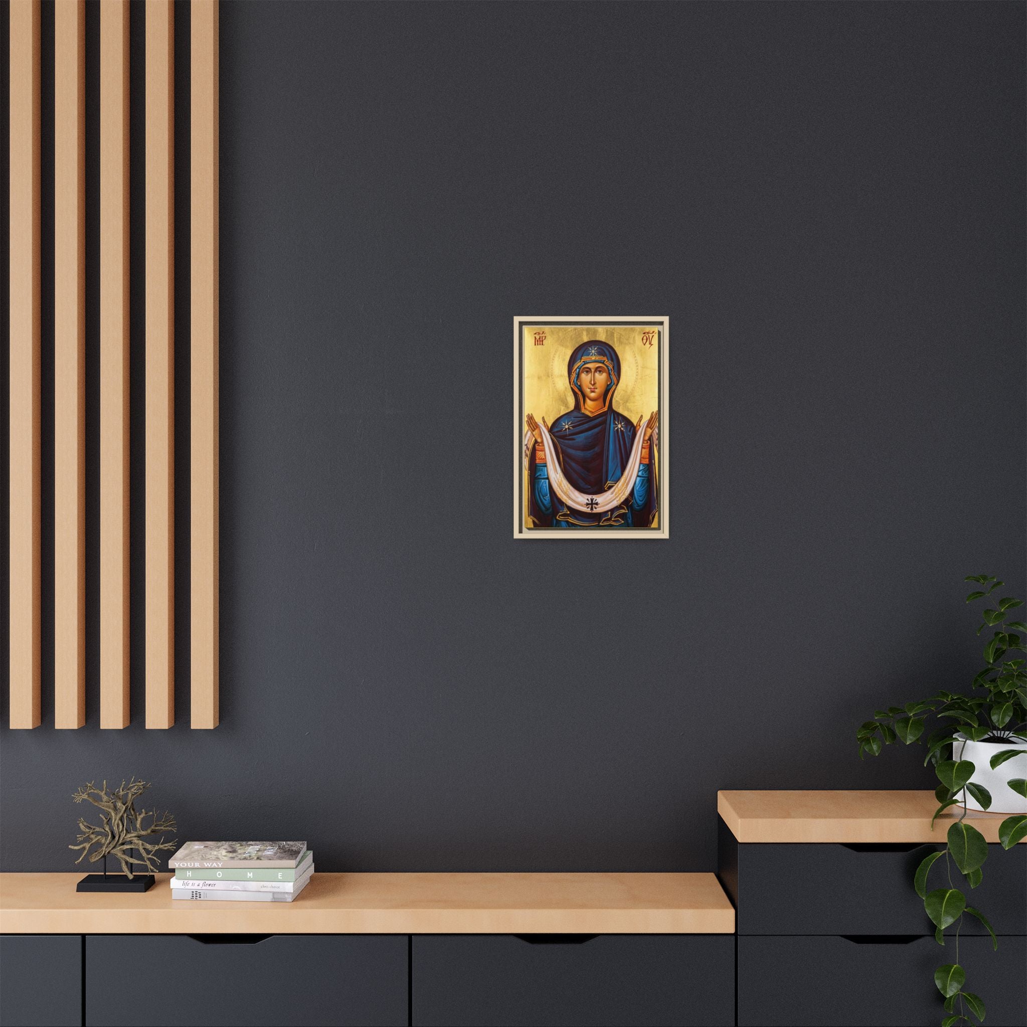 Protection of the Theotokos Pokrov Framed Canvas Icon